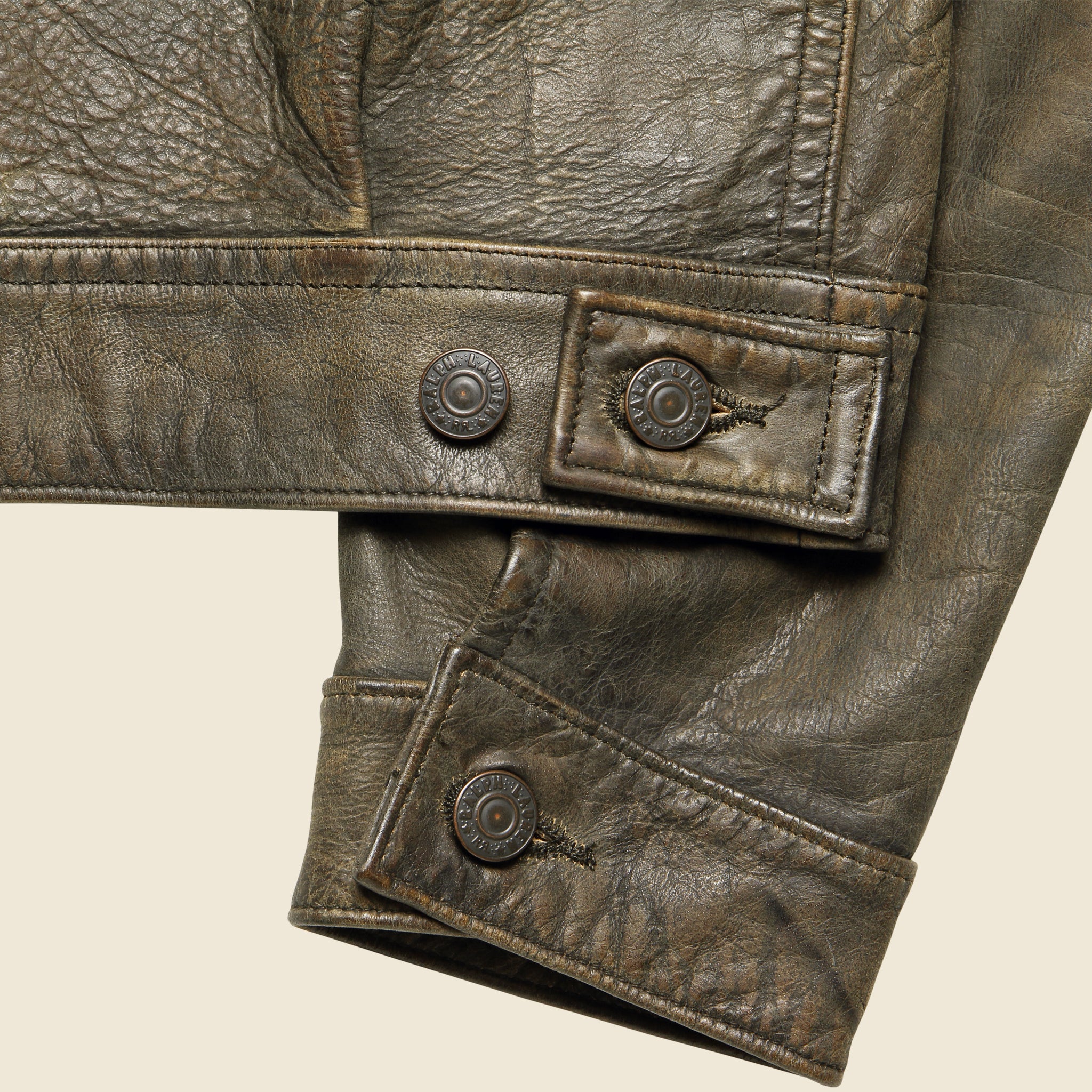 Dawson Leather Jacket - Brown - Image 4