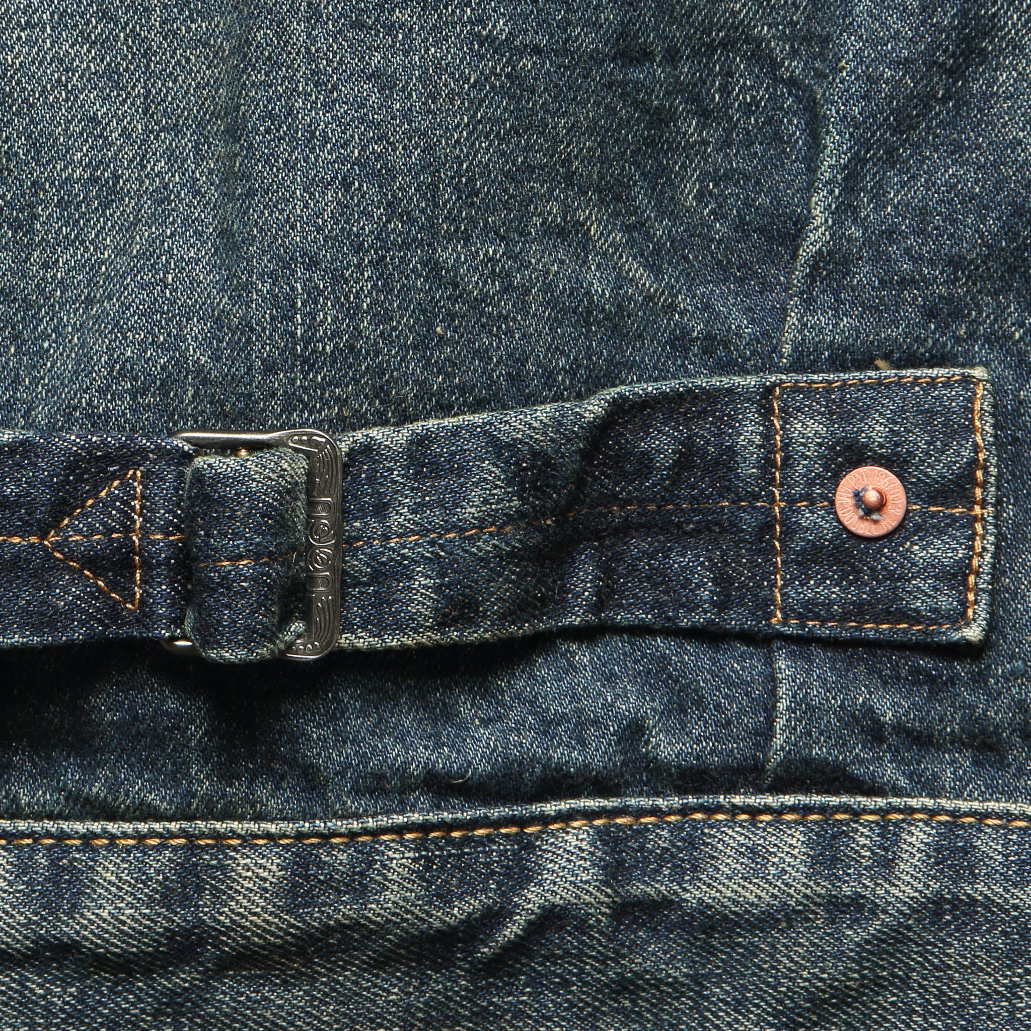 Grizzly Sherpa-Paneled Denim Jacket - Indigo - Image 5