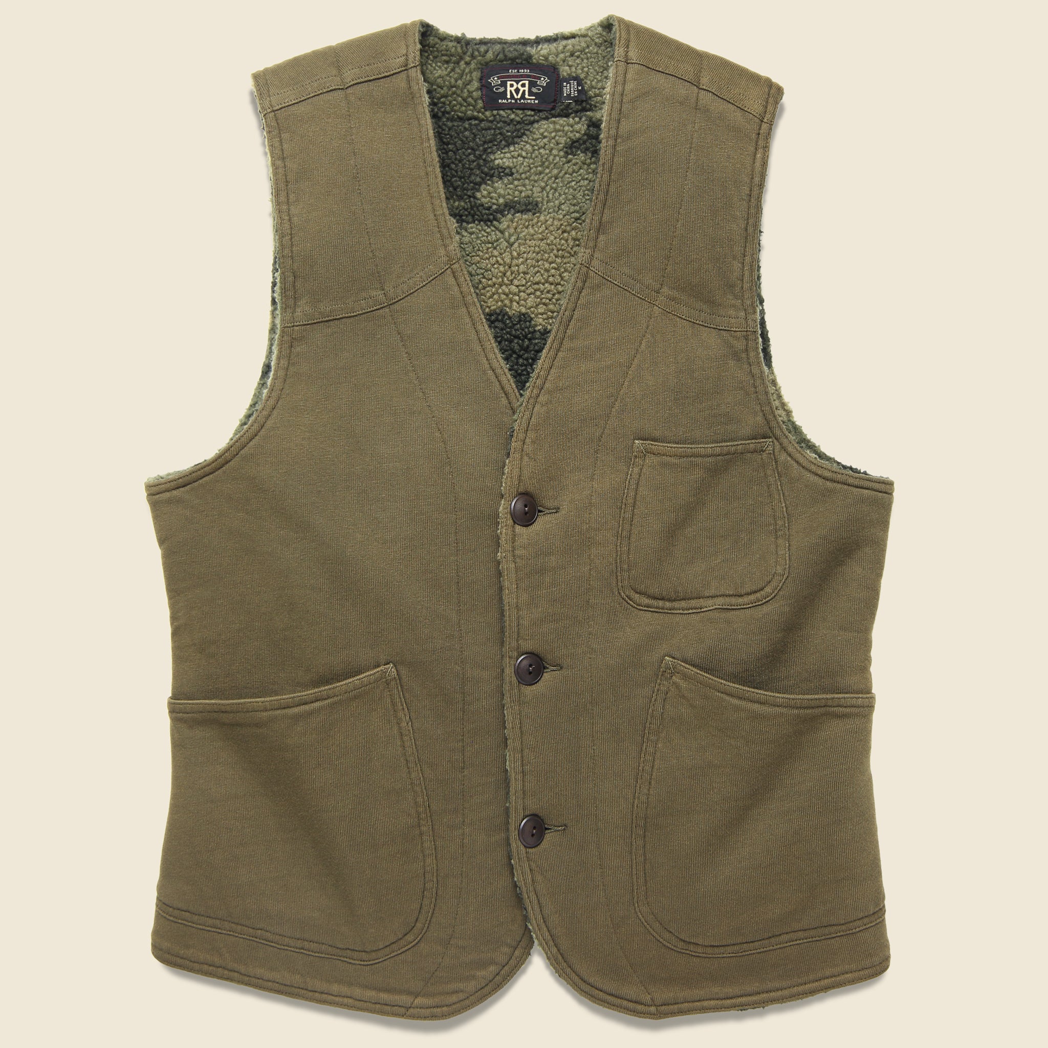 Dense Jersey Hunting Vest - Olive