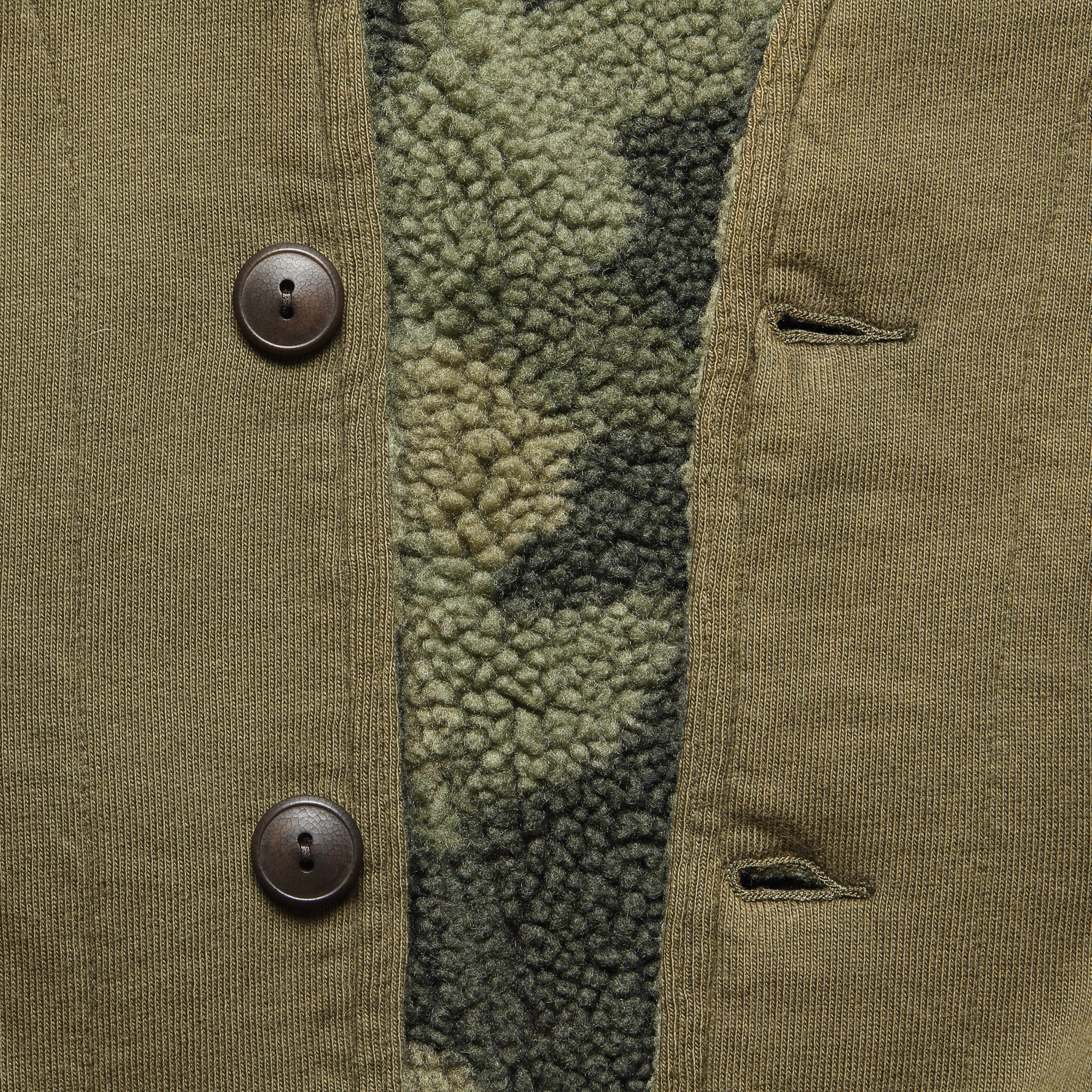 Dense Jersey Hunting Vest - Olive - Image 4