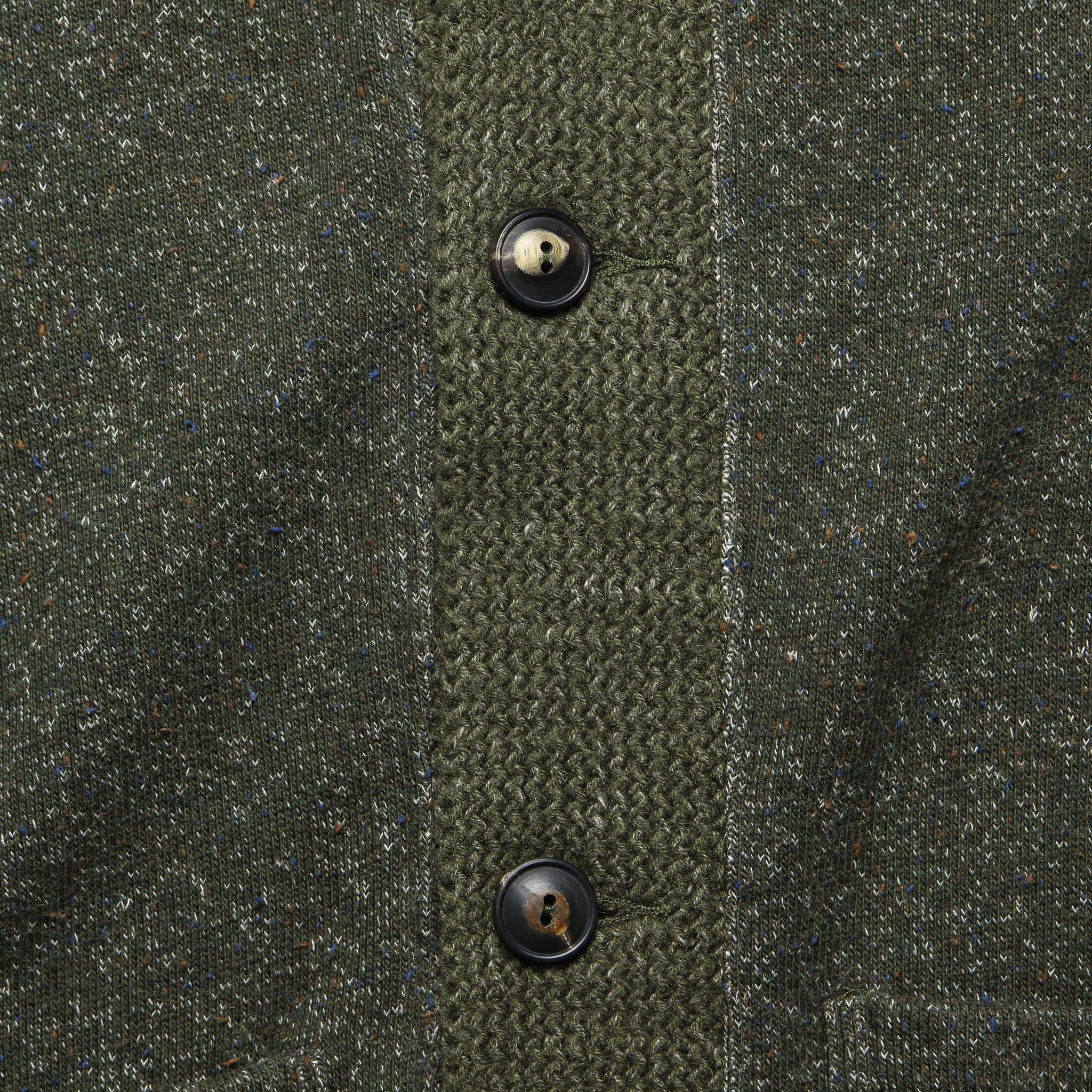 Donegal Shawl Collar Sweater - Olive - Image 3