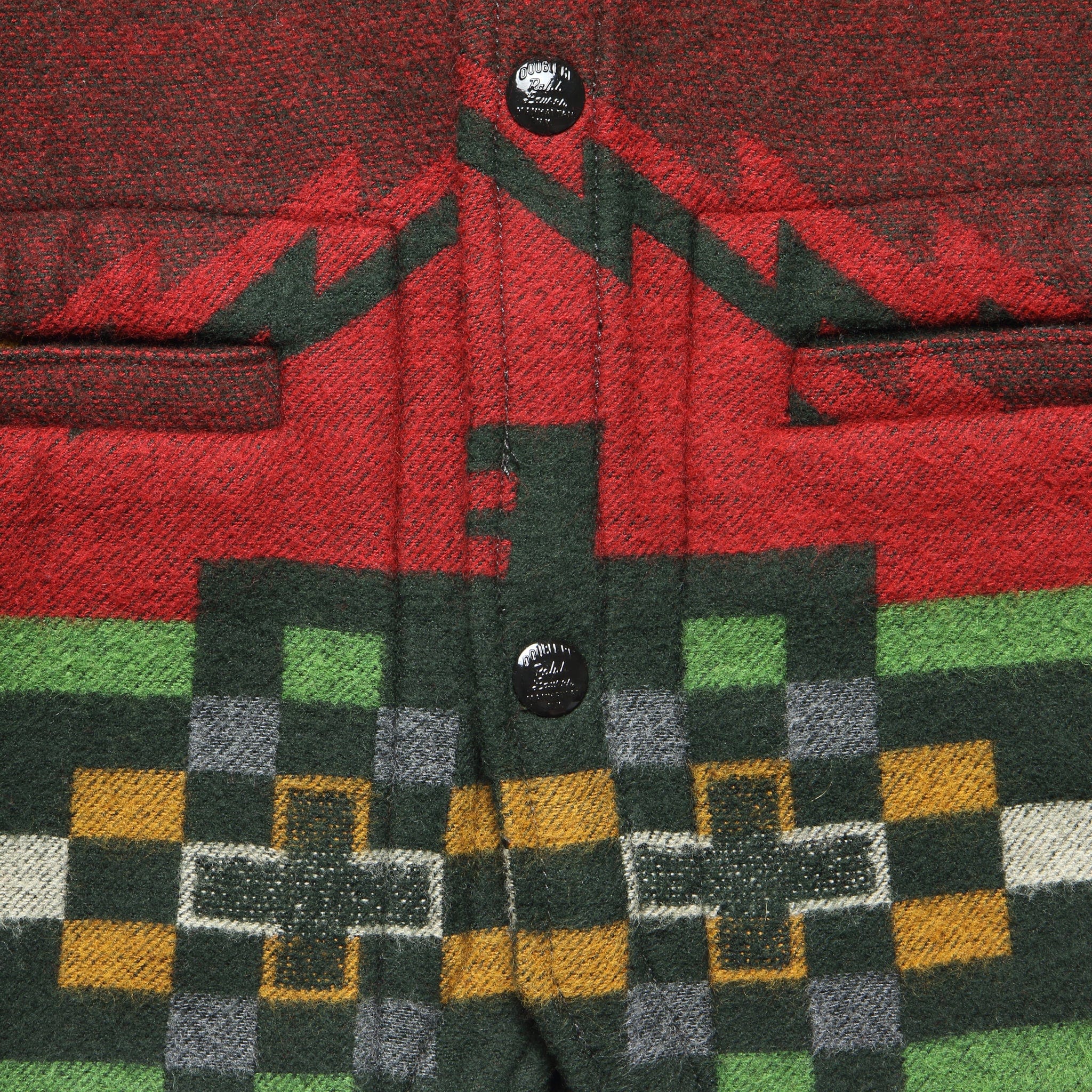 Southwestern Jacquard Overshirt - Red - Image 3