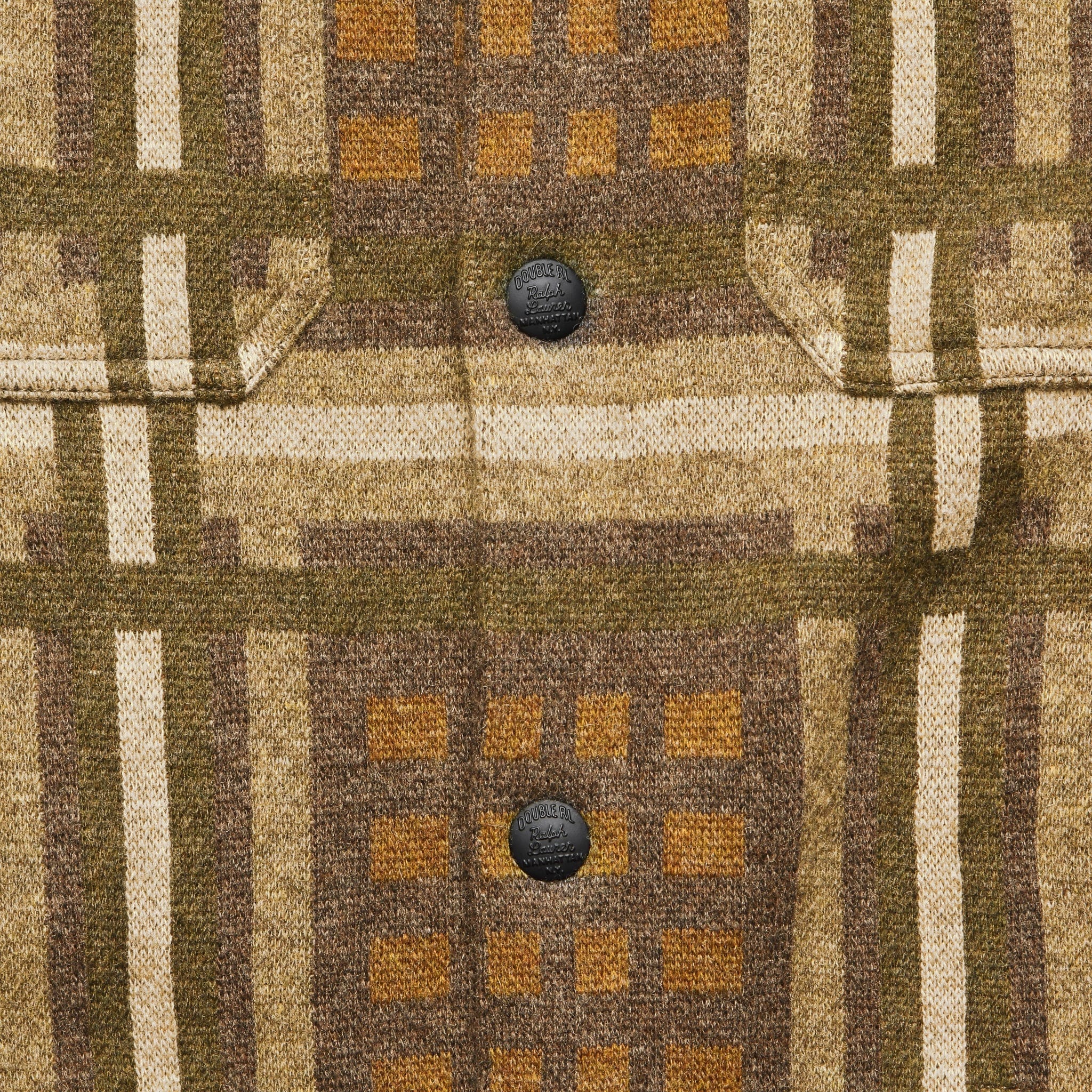 Wool-Blend Workshirt Sweater - Brown - Image 3