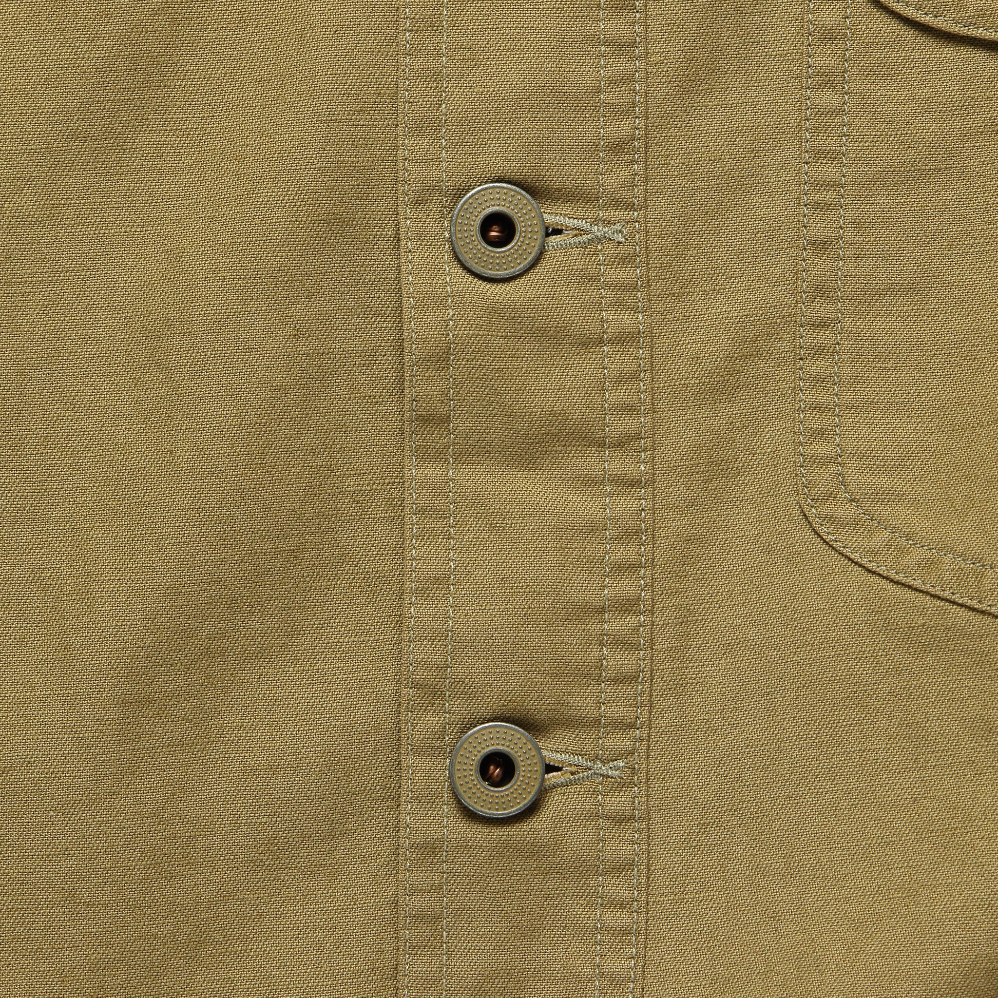 Byrns Canvas Western Shirt - Tan - Image 3