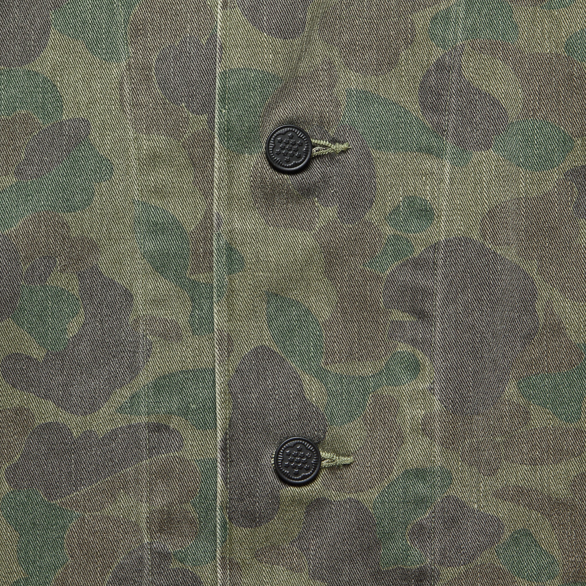 Camo Twill Overshirt - Olive Multi - Image 3