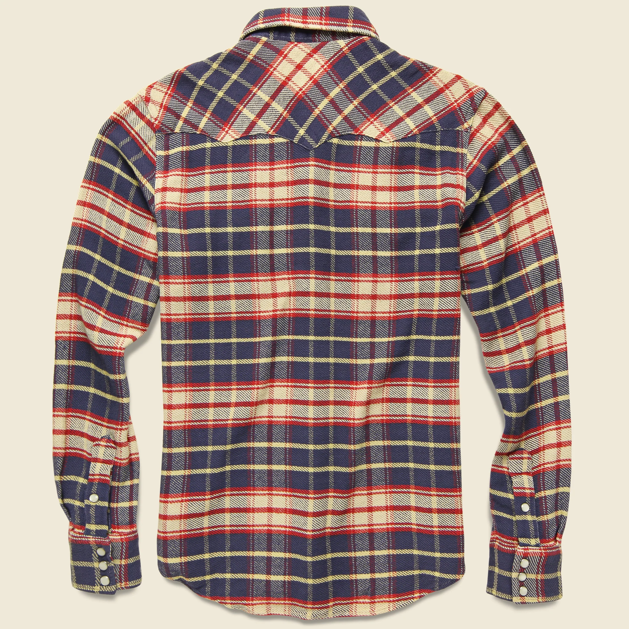 Chunky Buffalo Western - Navy/Red Plaid - Image 2