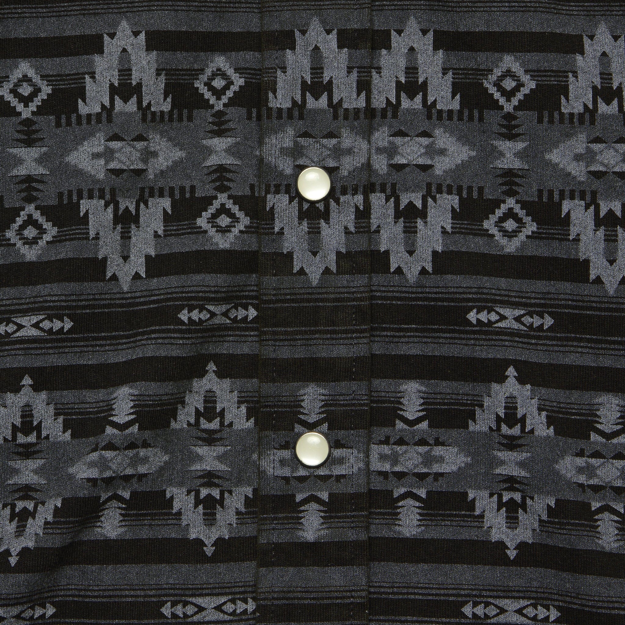 Slim Fit Jersey Western Shirt - Sulphur Black - Image 3