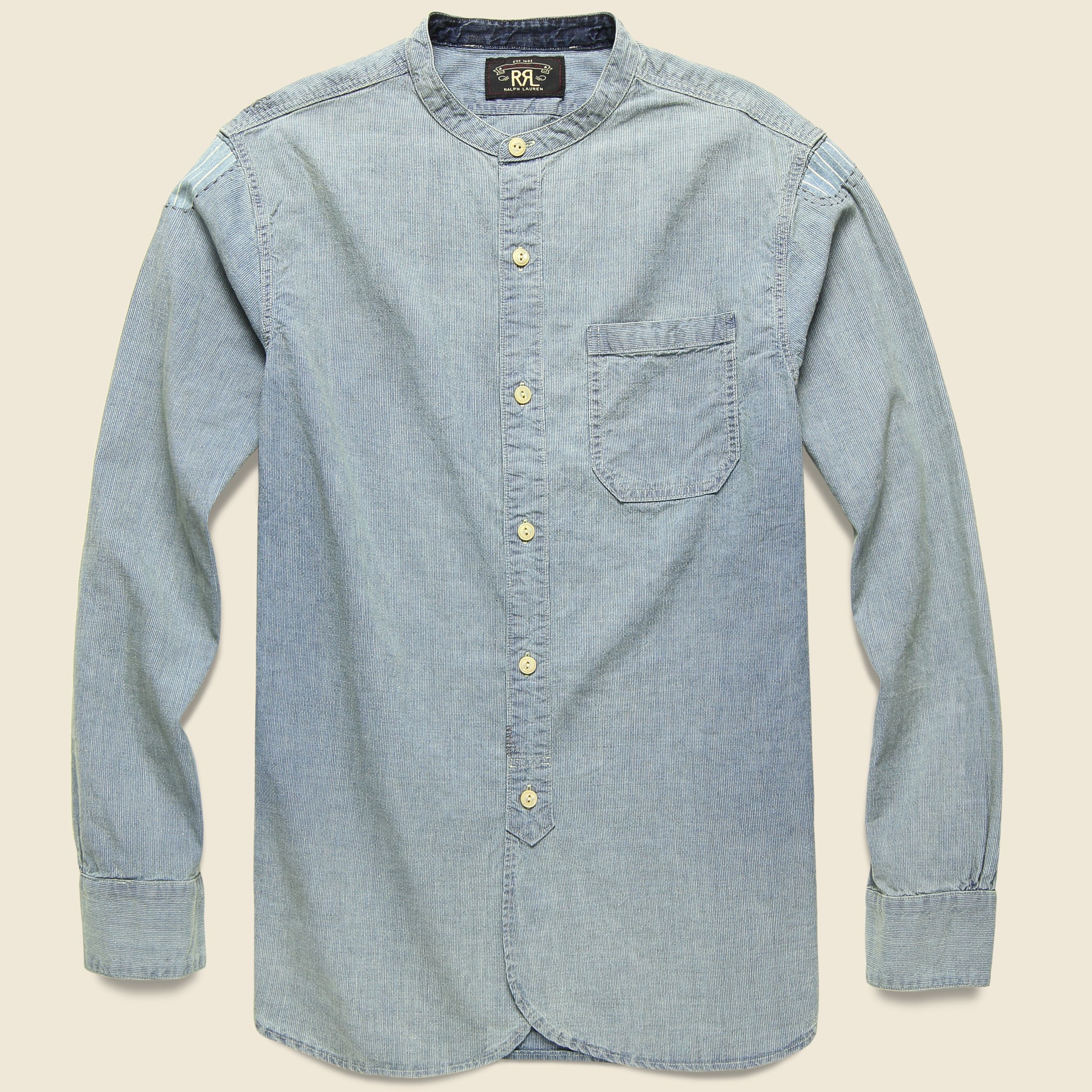 Burke Workshirt - Indigo/Natural