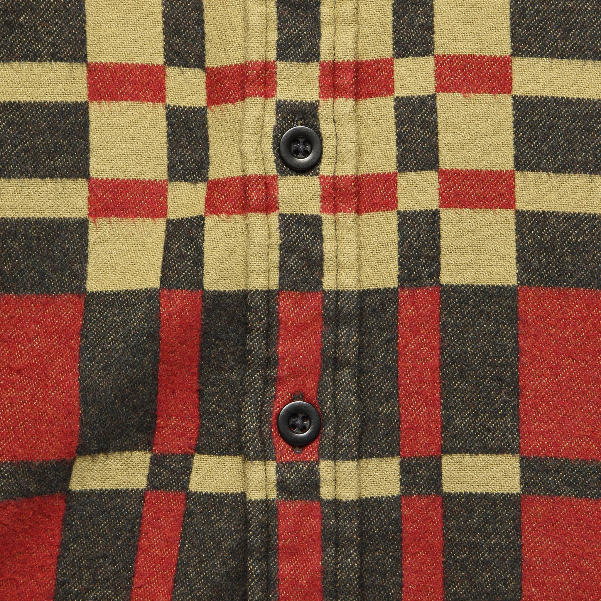 Blanket Jacquard Overshirt - Red - Image 3