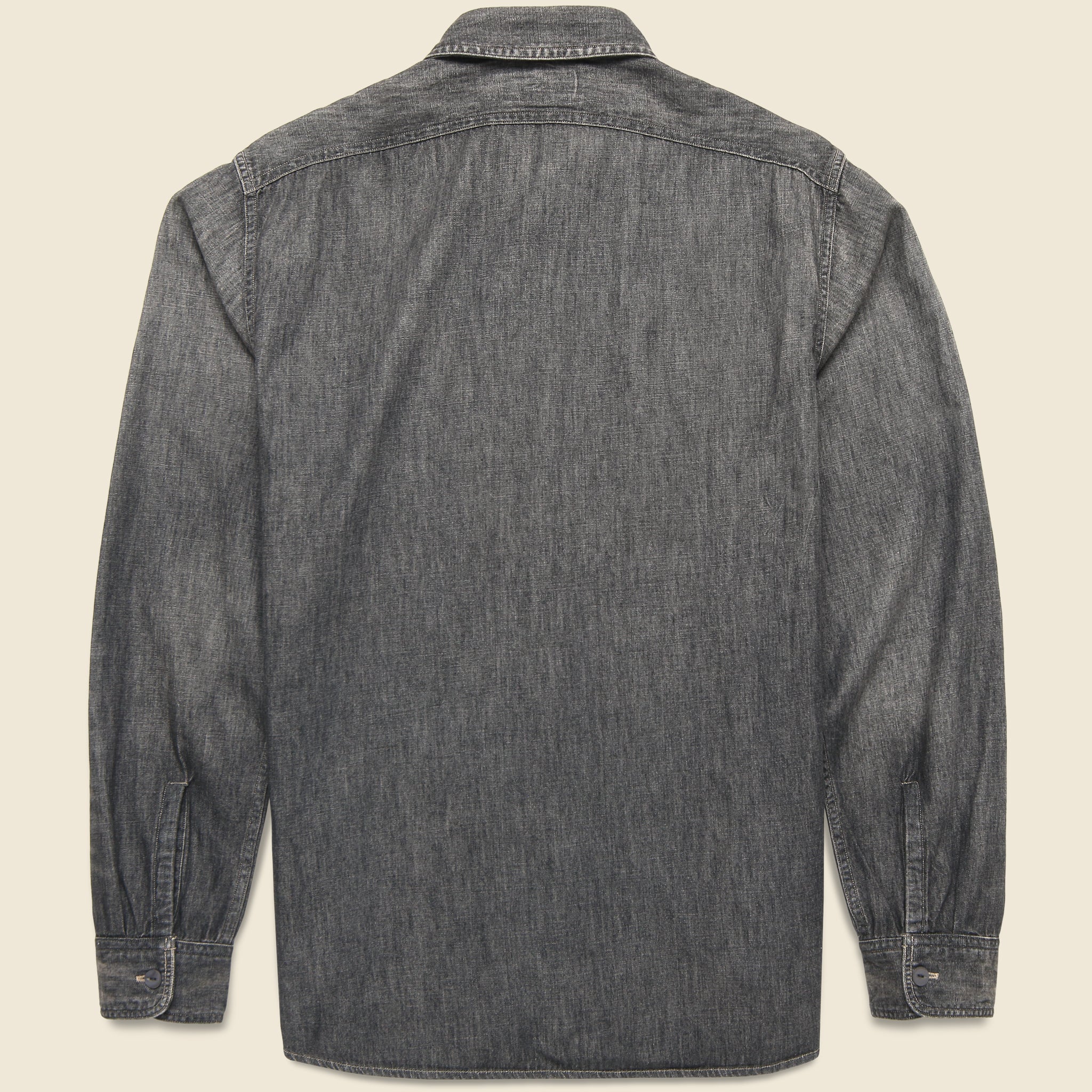 Denim Workshirt - Black - Image 2