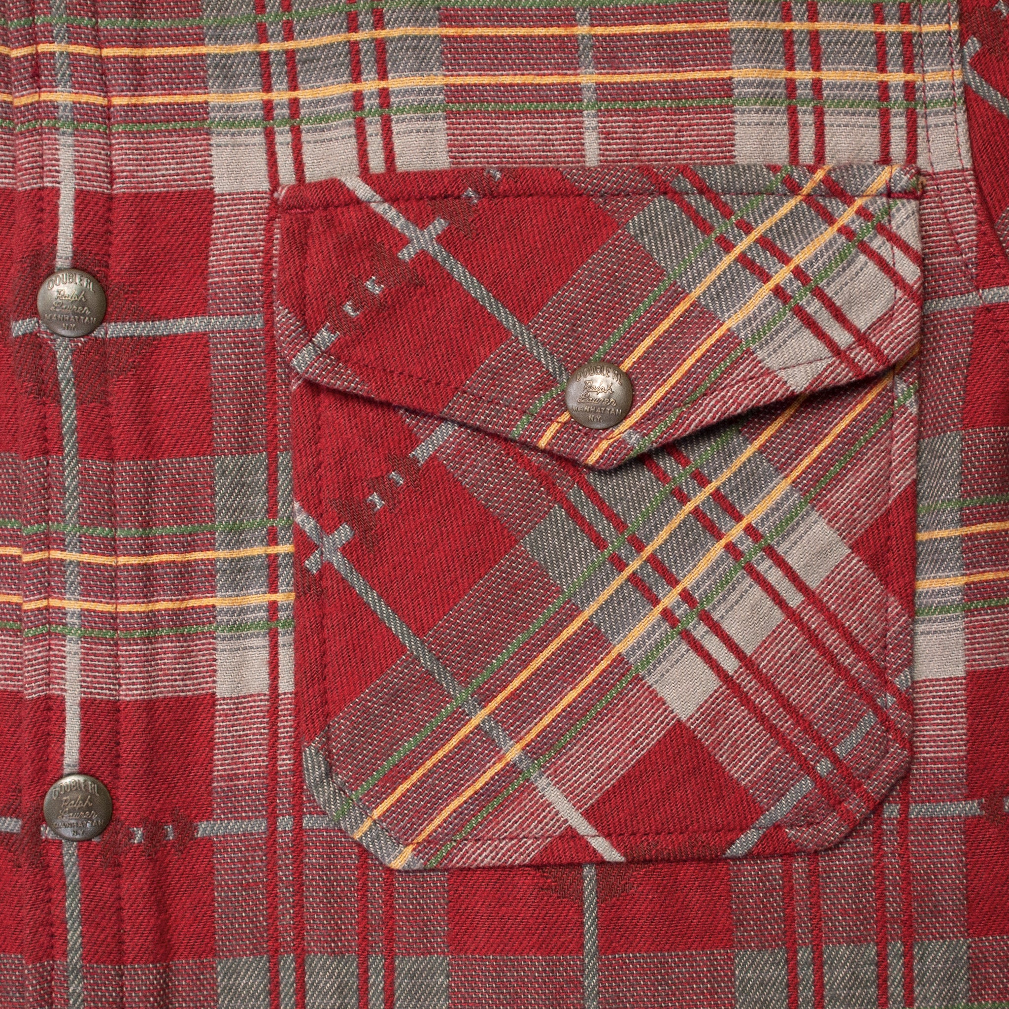 Jacquard Workshirt - Red - Image 3