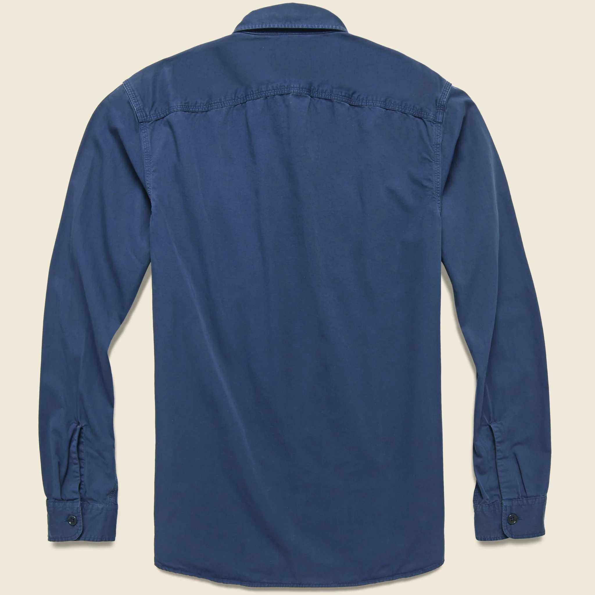 Matlock Army Twill Workshirt - Navy - Image 2