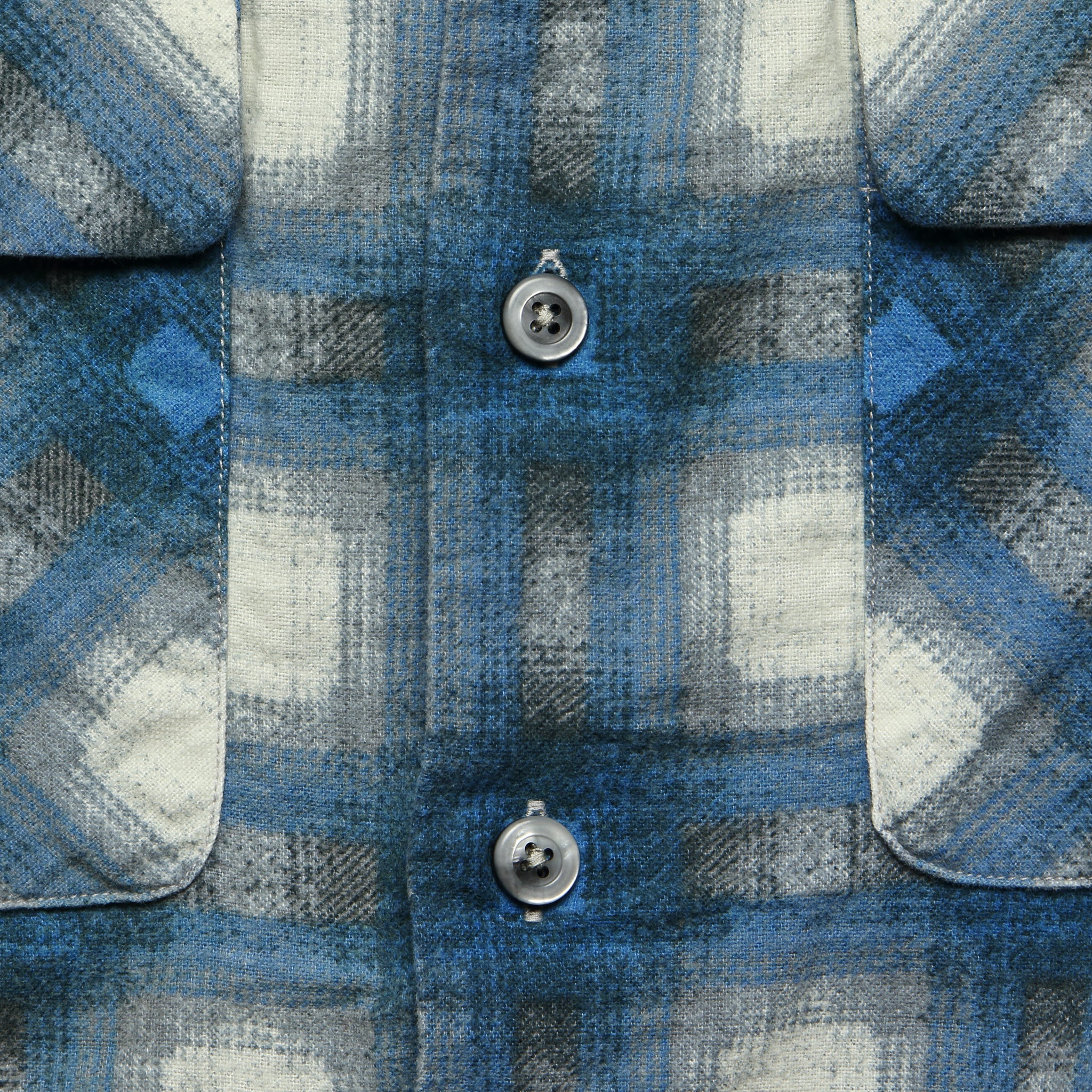 Brooks Camp Shirt - Blue/Cream - Image 3