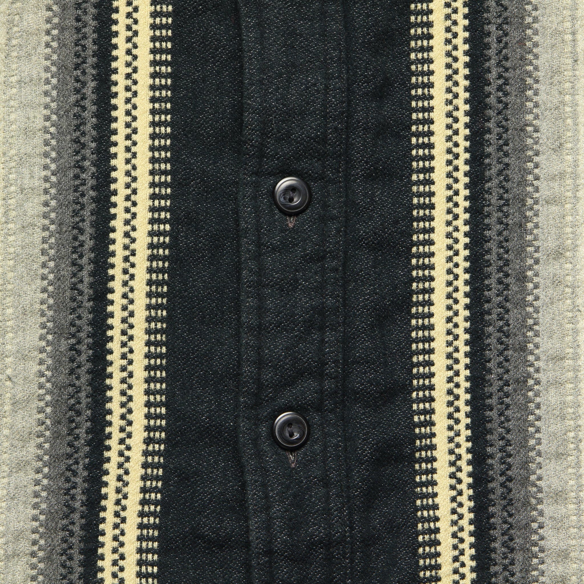 Southwestern Brushed Jacquard Workshirt - Grey/Black - Image 3