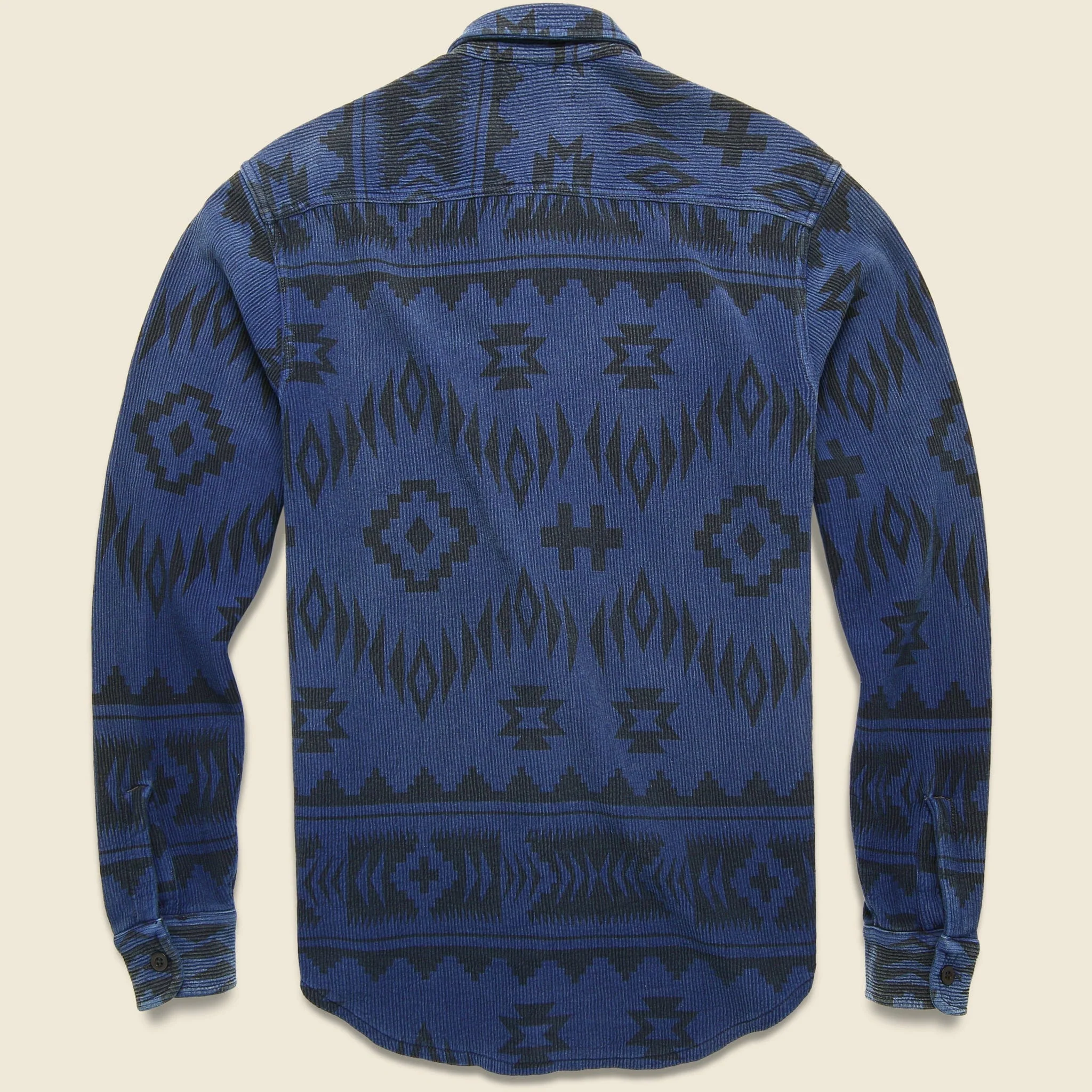 Southwestern Indigo Jersey Workshirt - Indigo - Image 2