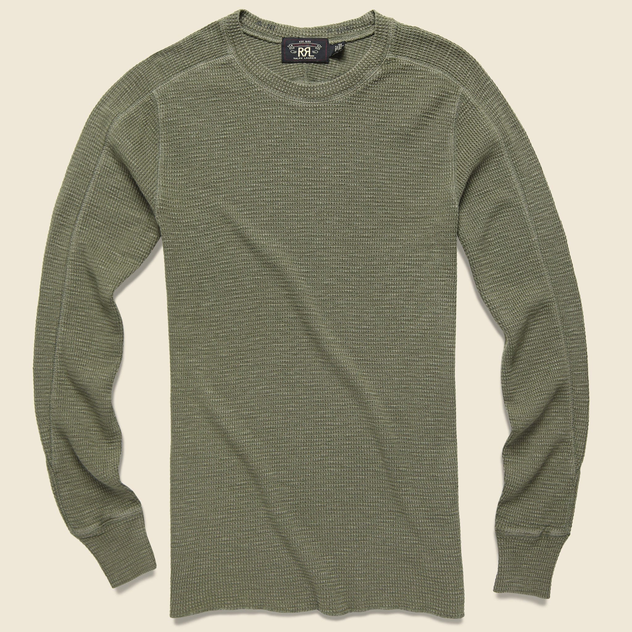 Waffle Crewneck - Leek