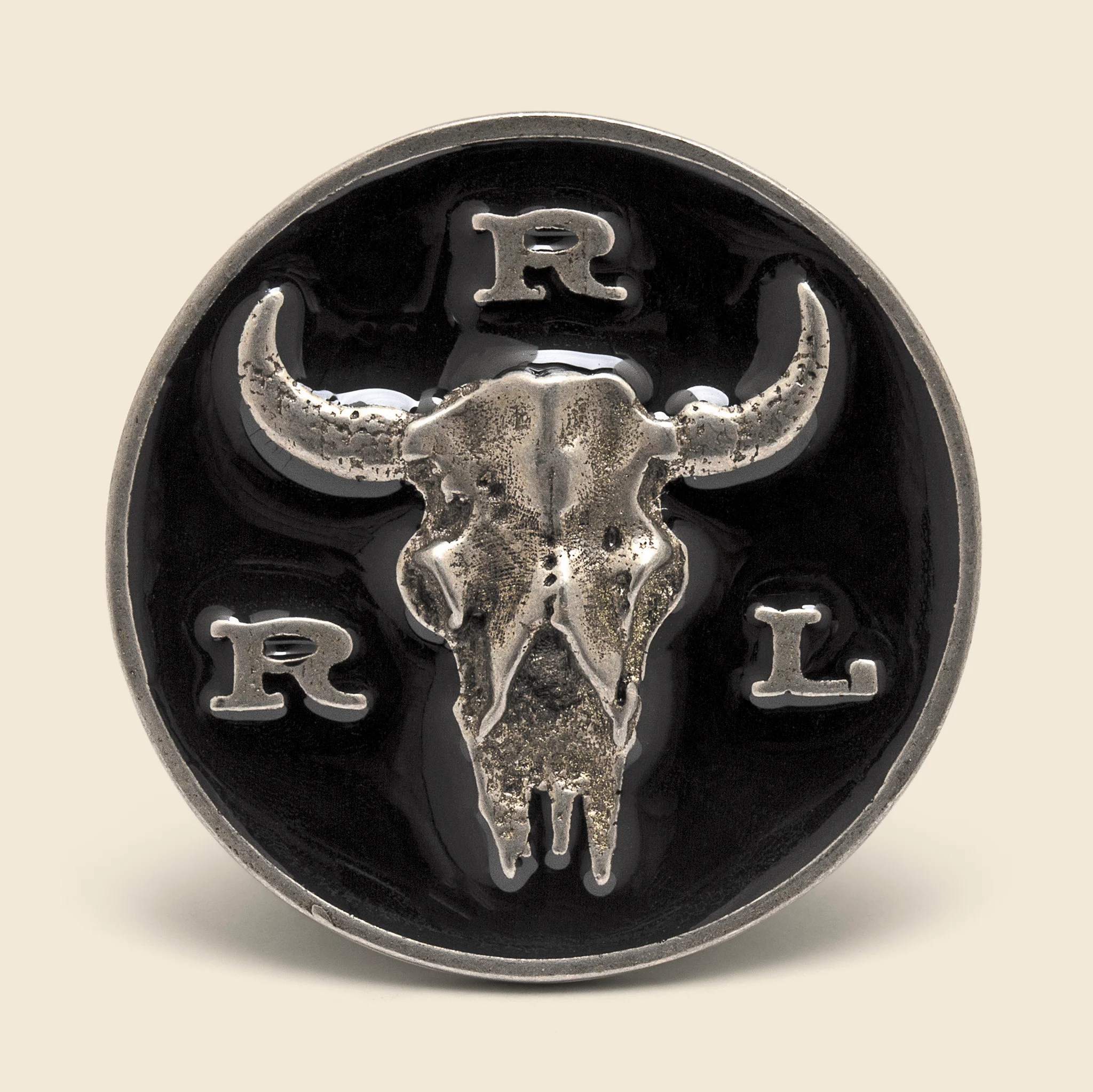 Longhorn Pin - Black
