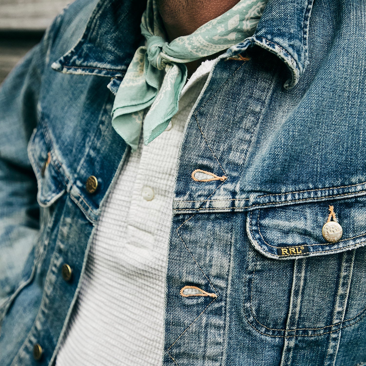 Lot 271 Trucker Jacket - Leeland Wash - Image 3