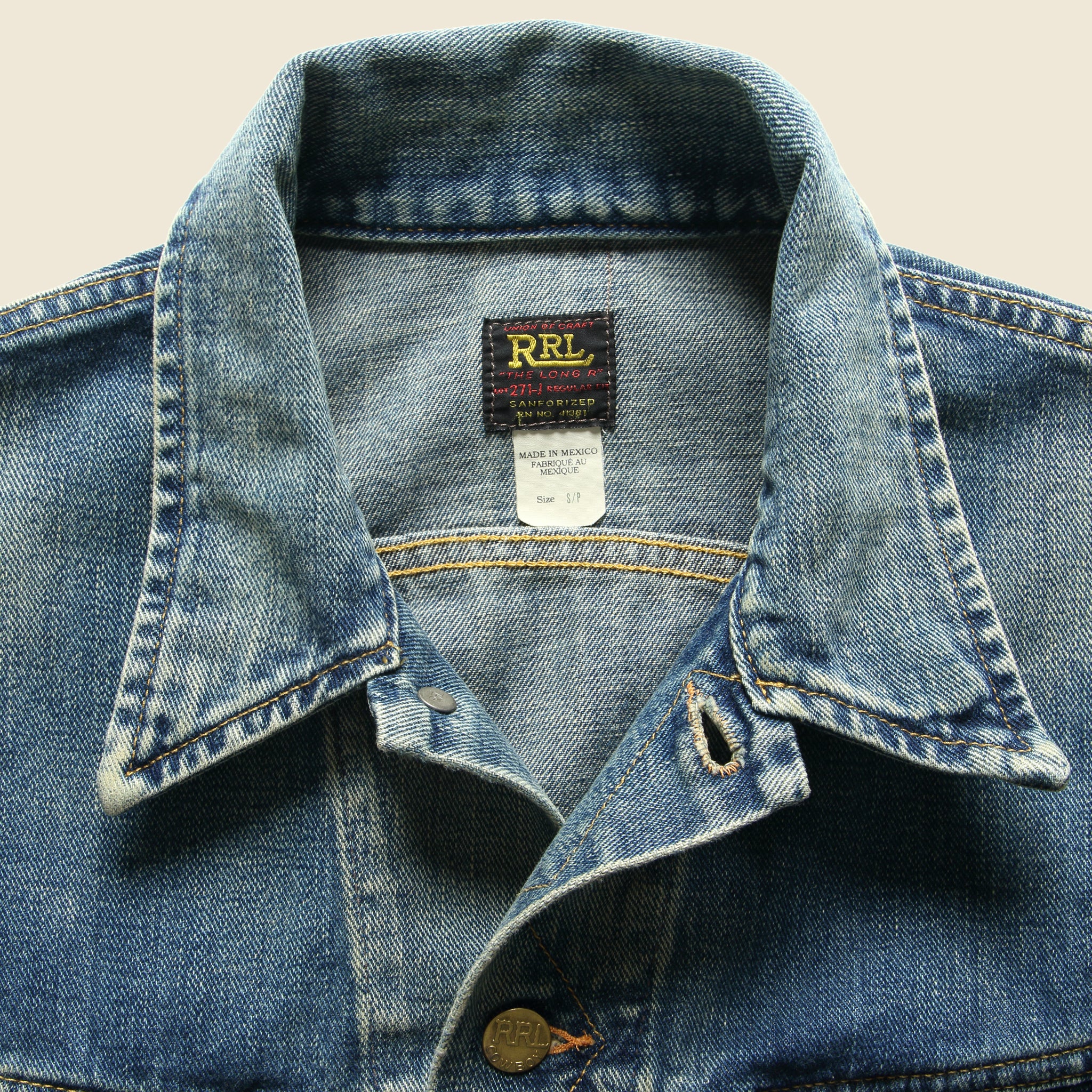 Lot 271 Trucker Jacket - Leeland Wash - Image 8