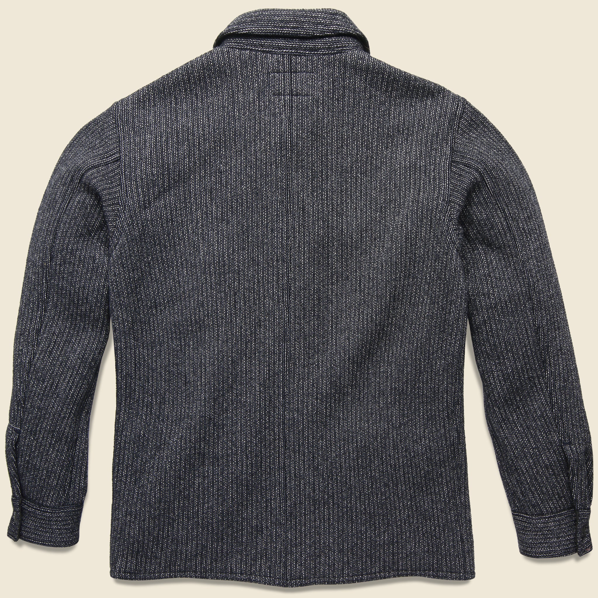 Martin Wool-Cotton Jacket - Indigo - Image 2