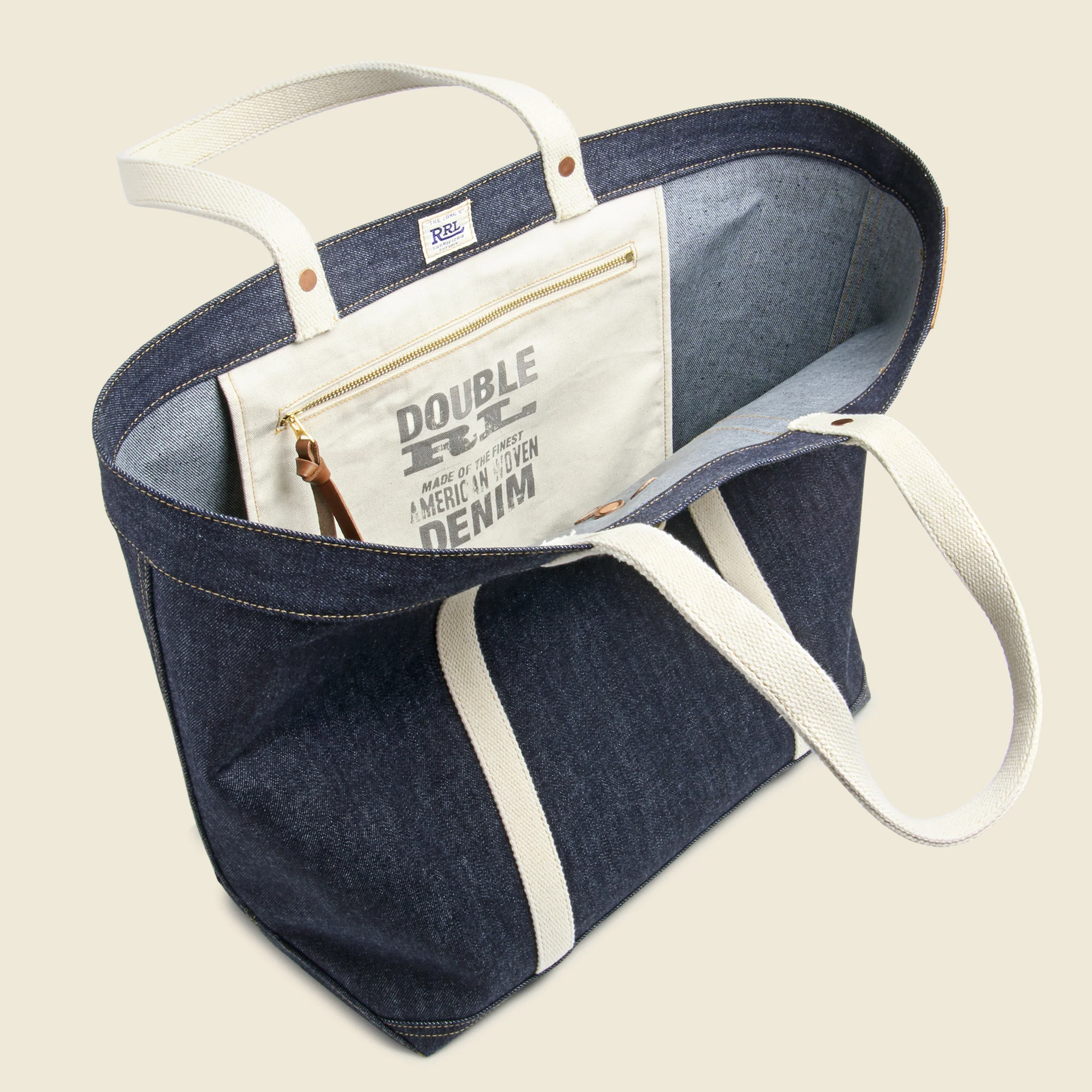 Murphy Denim Tote - Indigo - Image 3