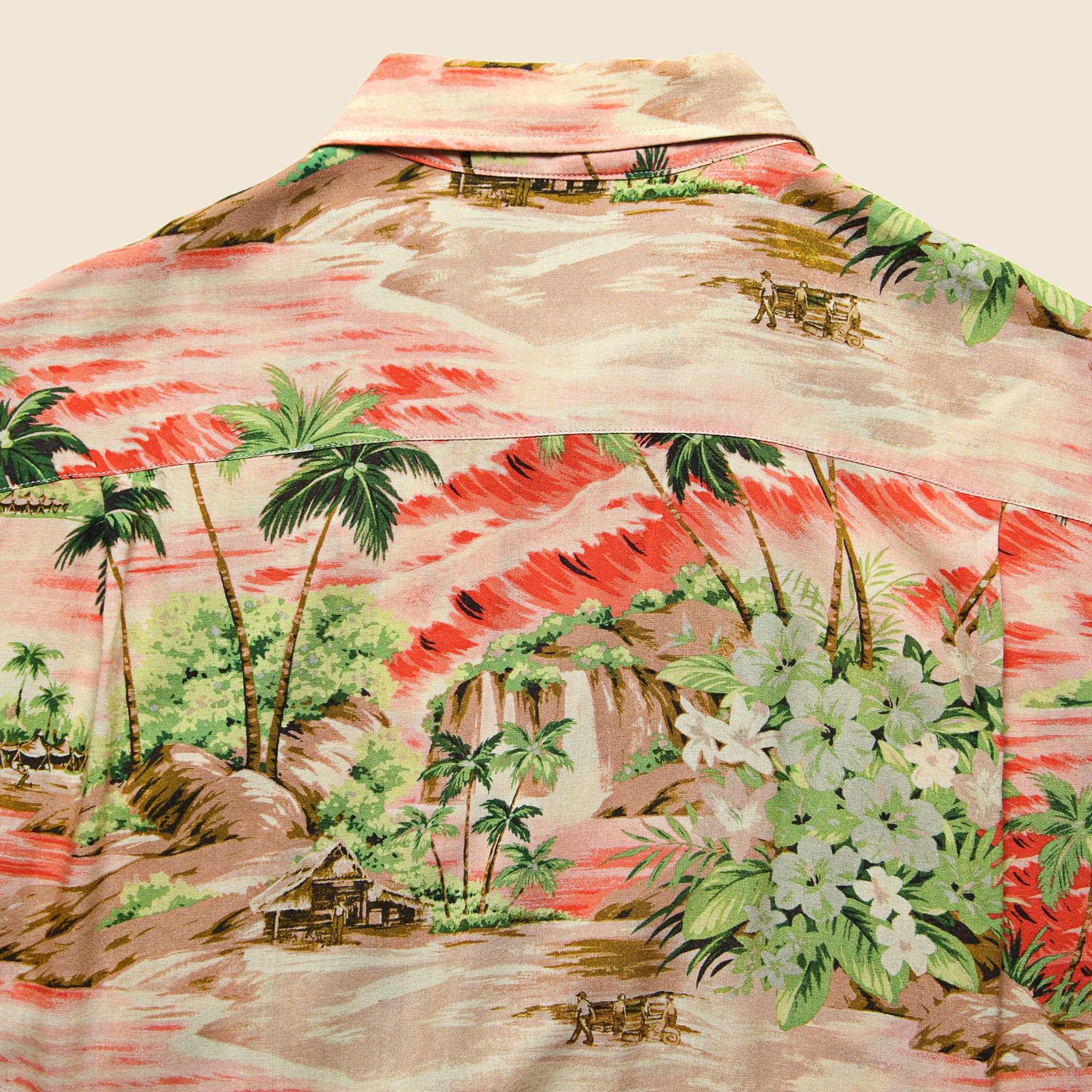 Aloha Camp Shirt - Coral - Image 2