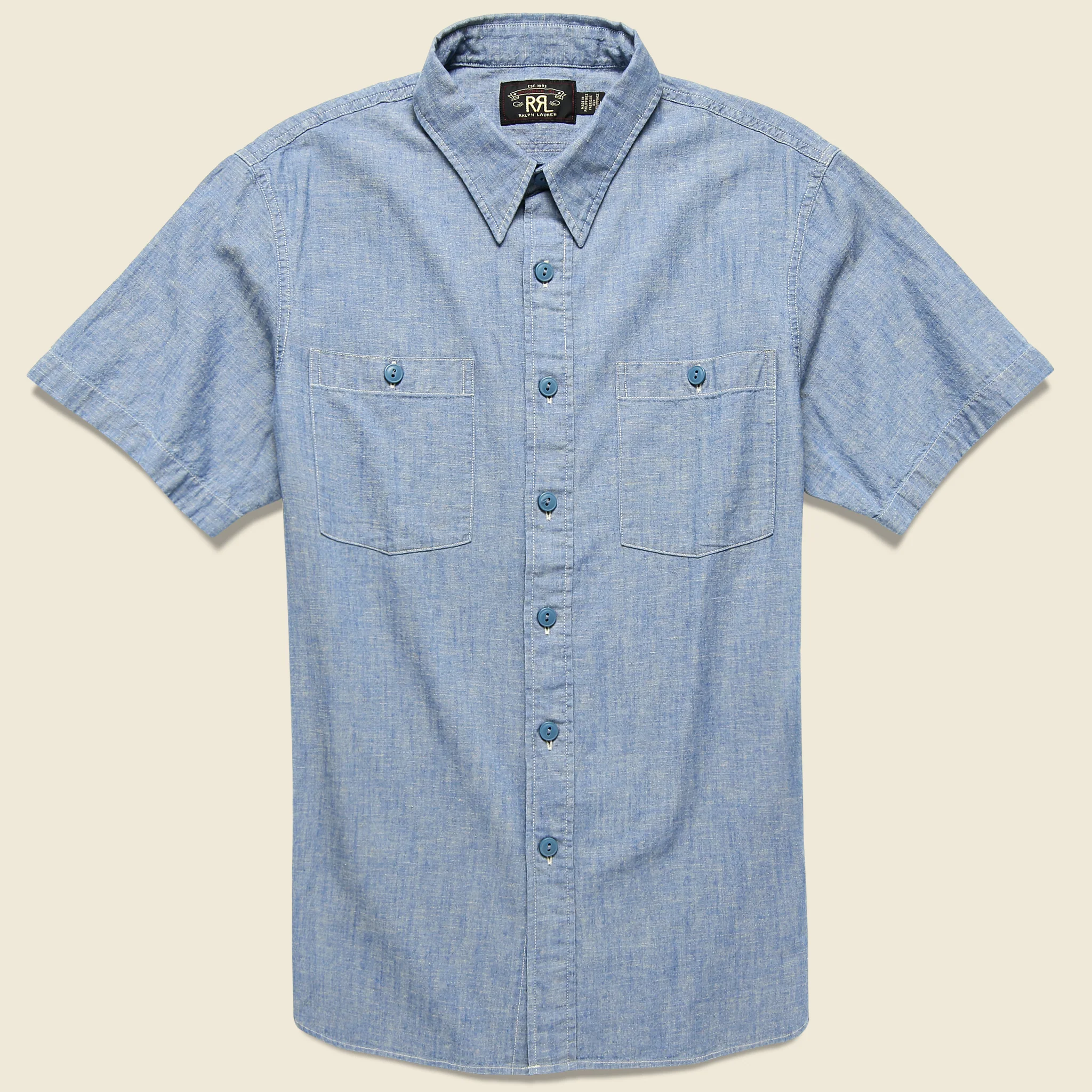 Chambray Pryce Workshirt - Riverview Wash