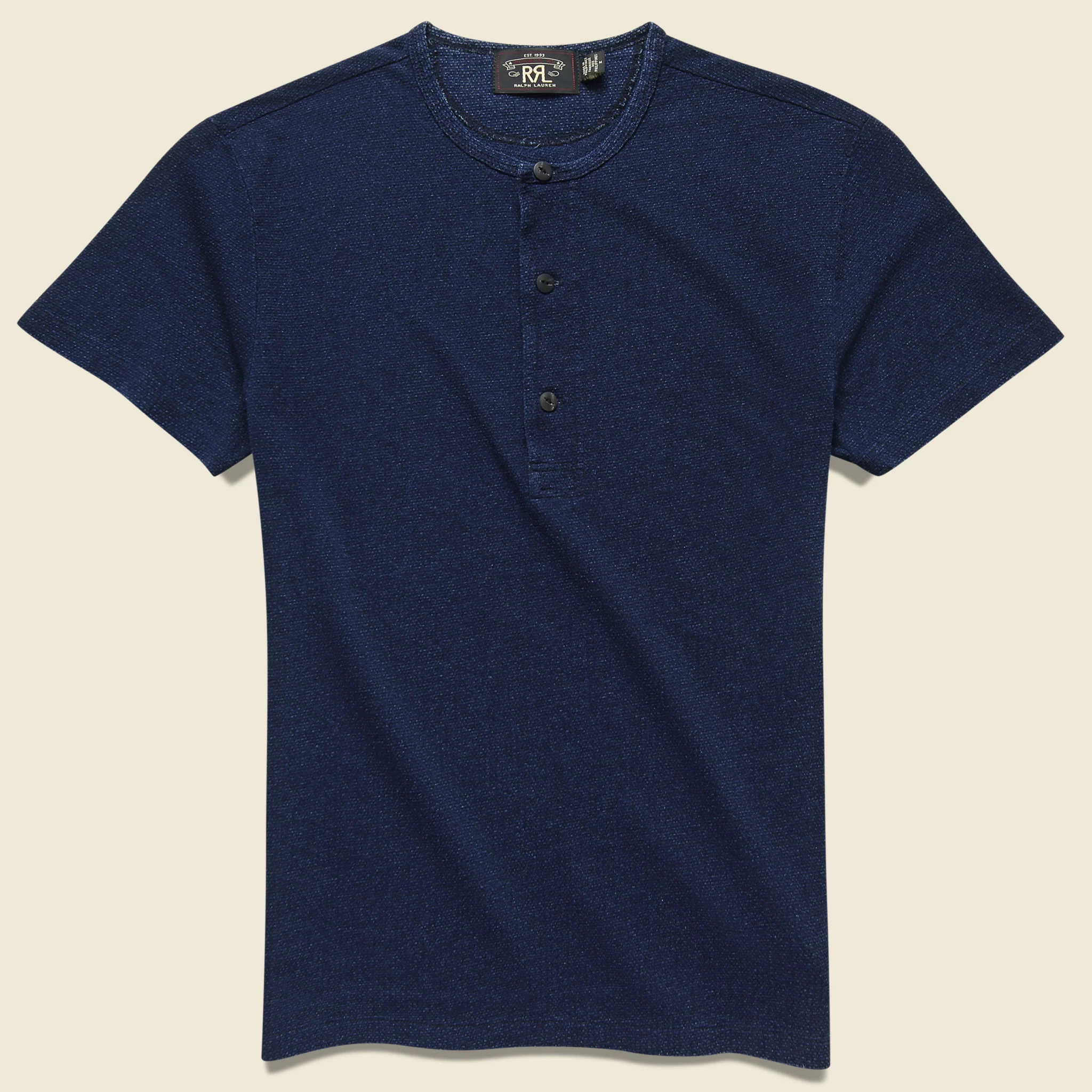 Henley - Rinsed Blue Indigo