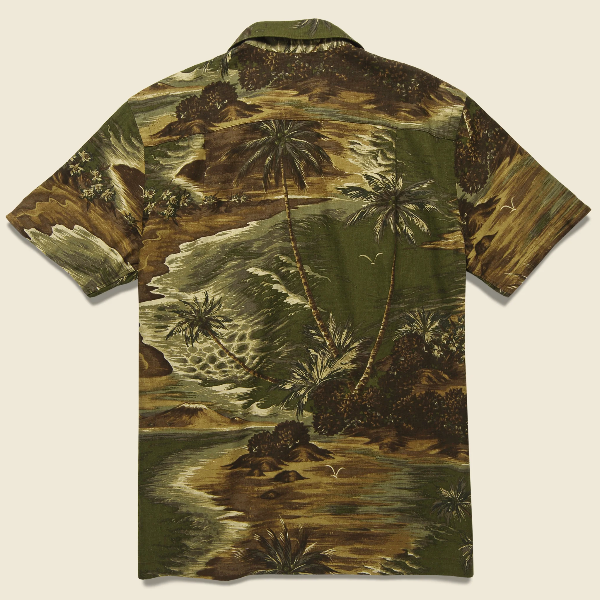 Aloha Camp Shirt - Olive Multi - Image 2