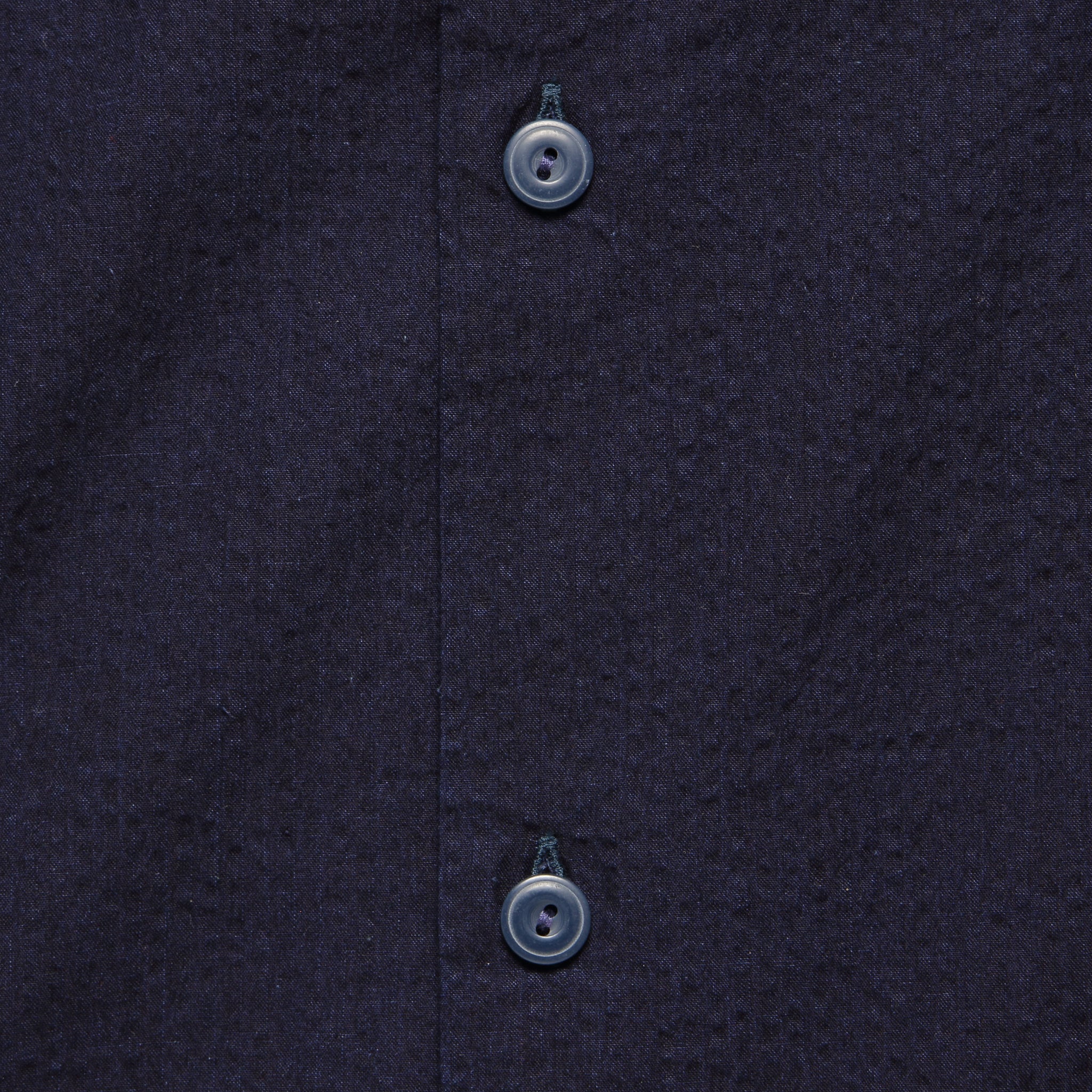 Indigo Seersucker Camp Shirt - Dark Indigo - Image 3
