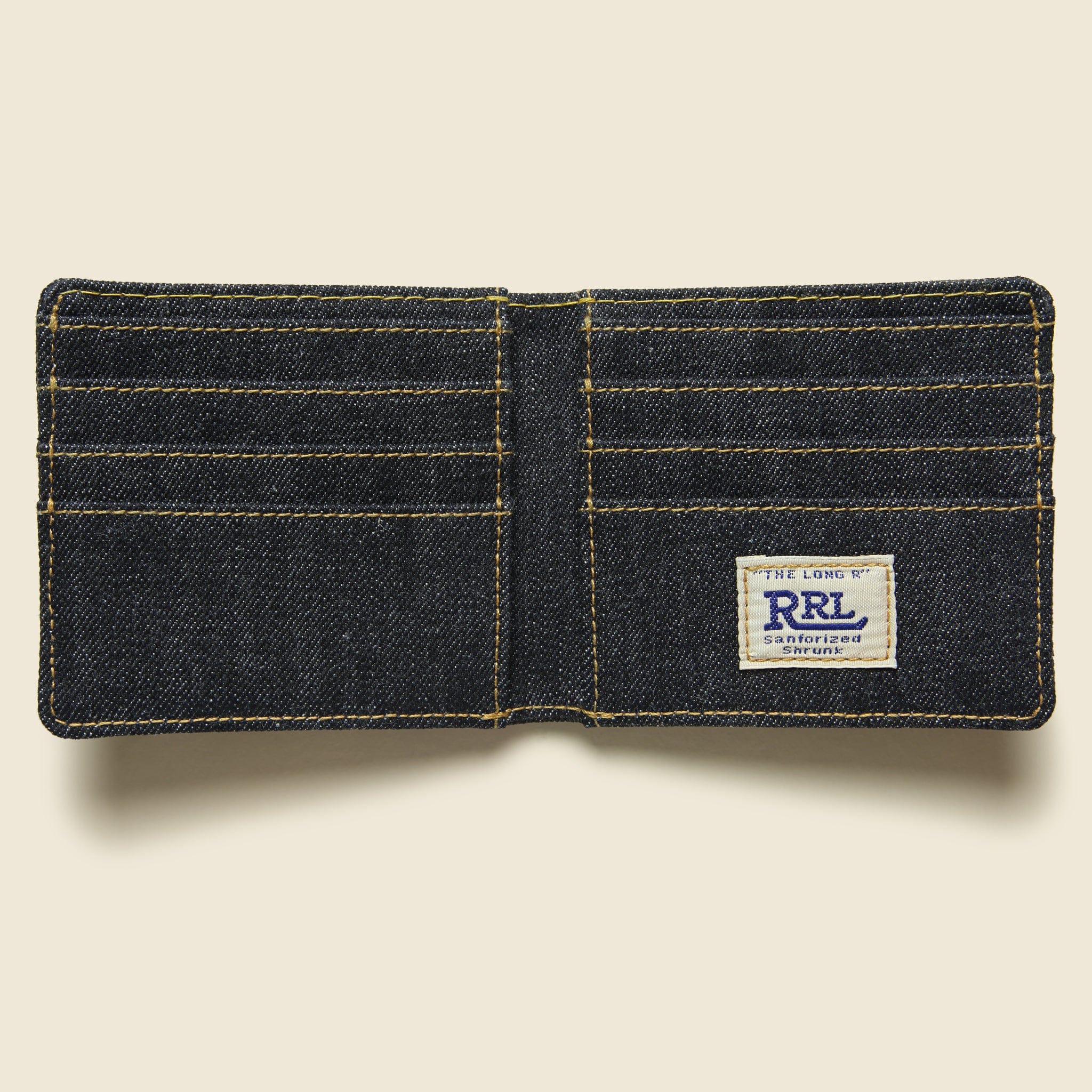 Selvedge Denim Billfold Wallet - Indigo - Image 3