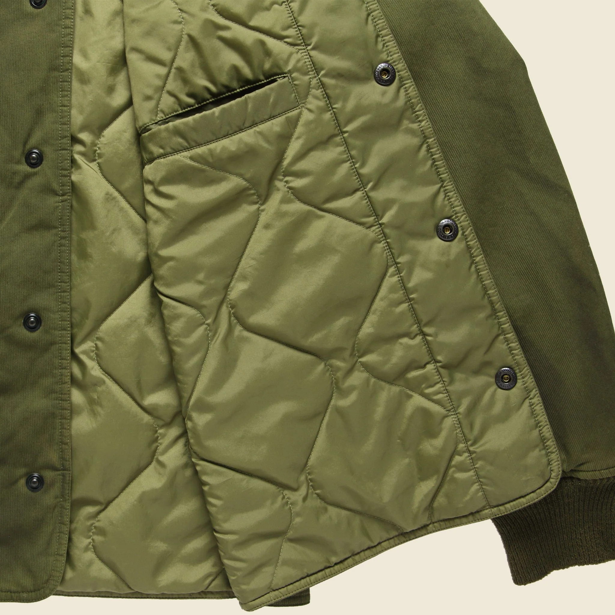 Stuart Jungle Cloth Jacket - Olive - Image 3