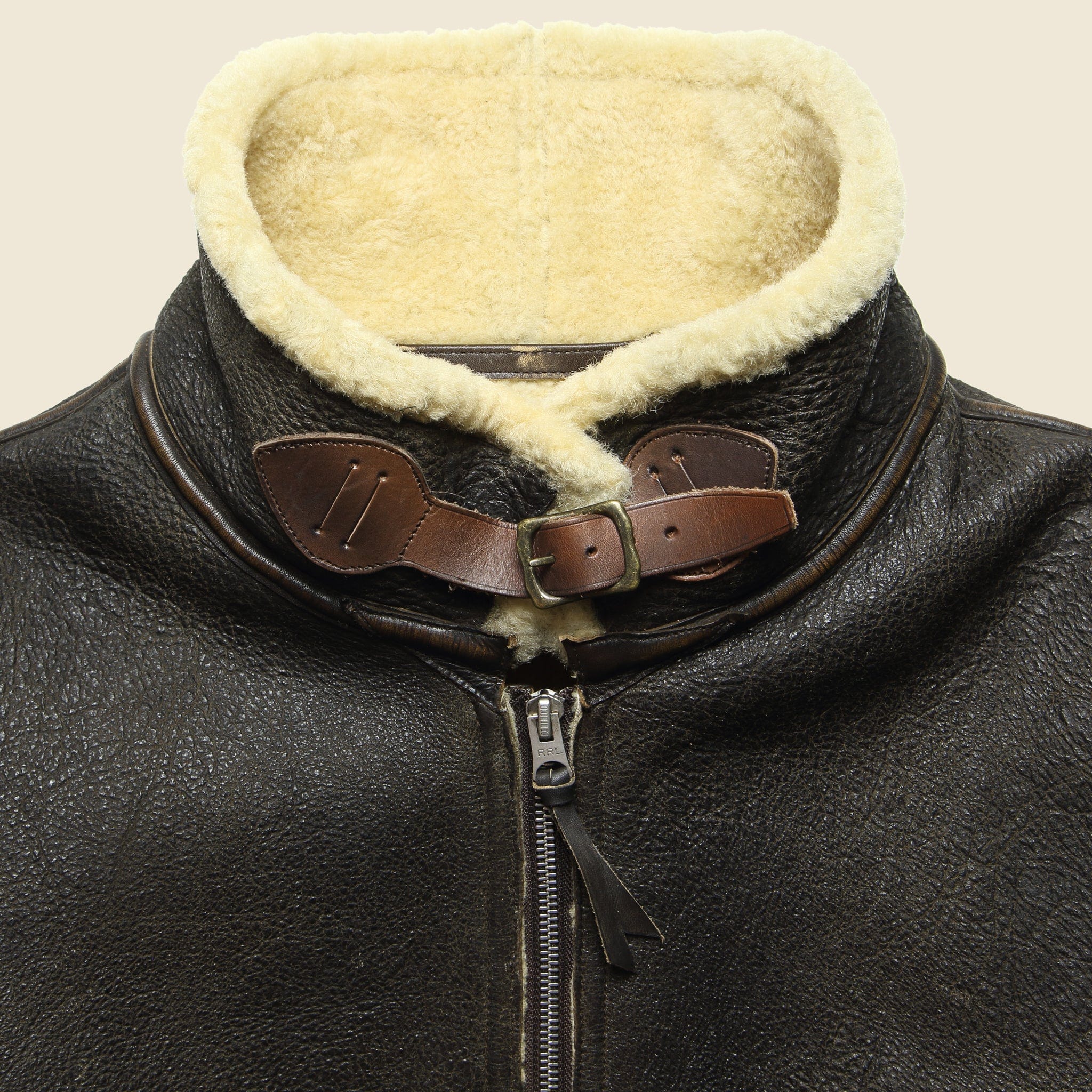 Turner Leather Jacket - Brown - Image 3