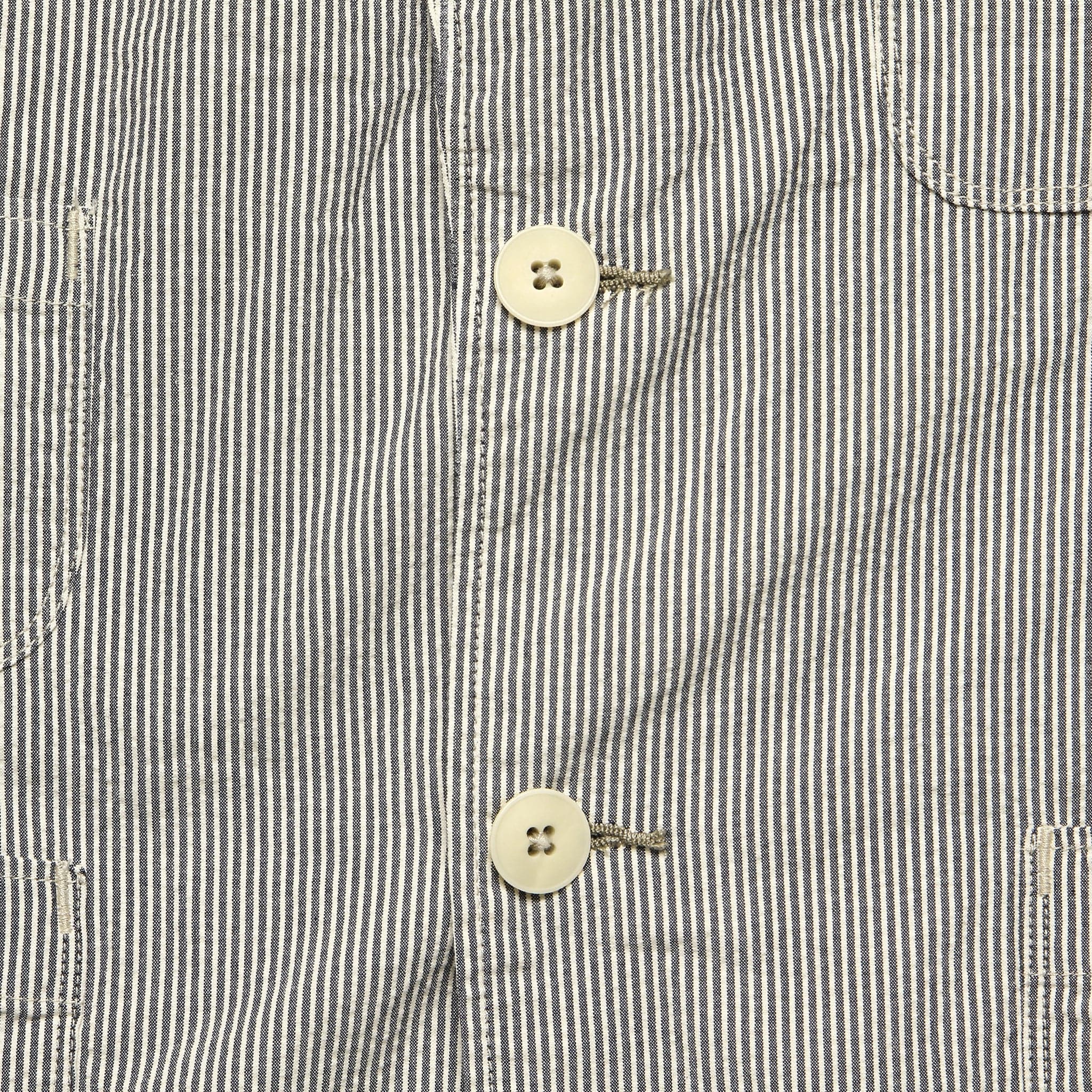 Wadebridge Seersucker Sport Coat - Cream/Grey - Image 3