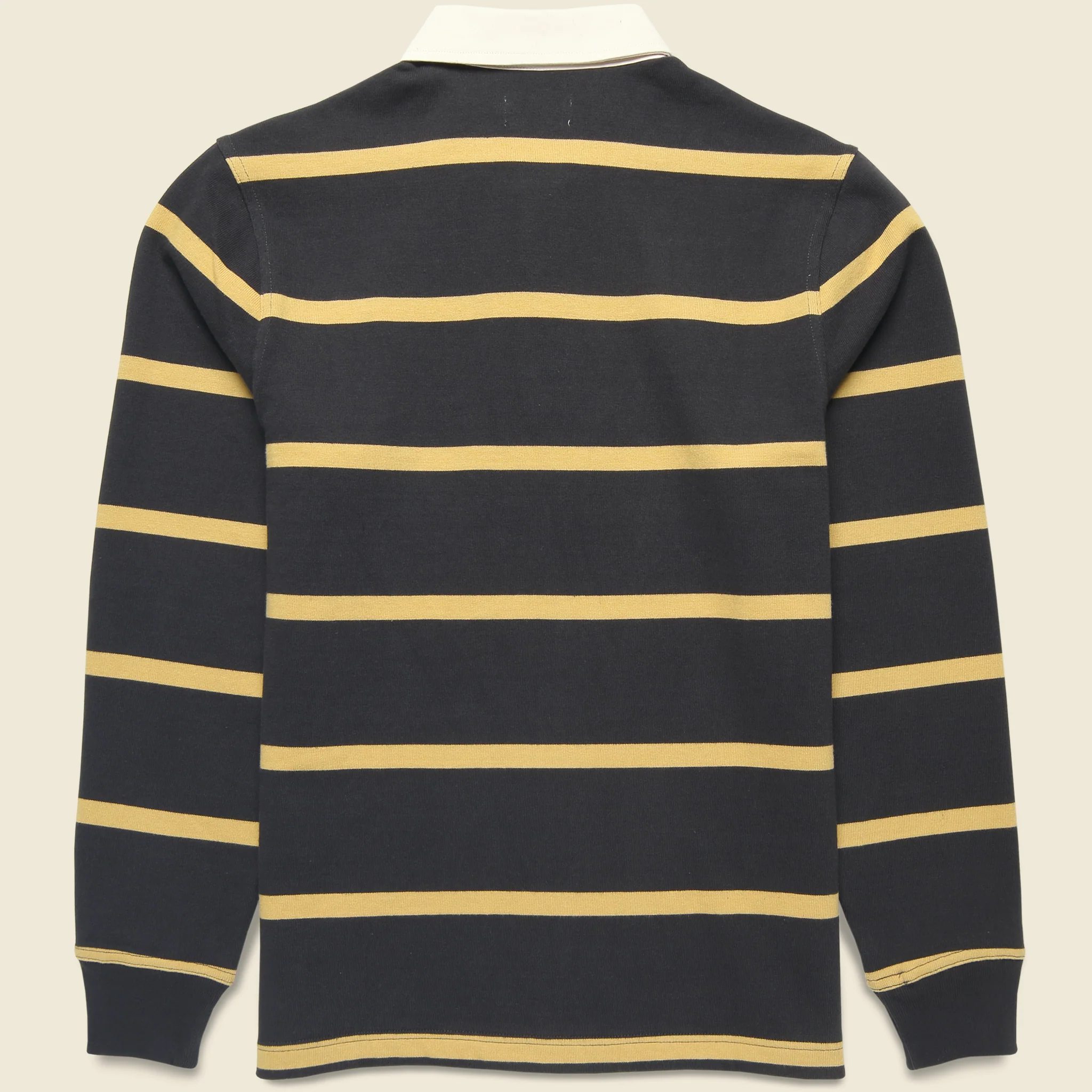 Rugby Shirt - Faded Black Stripe - Image 2