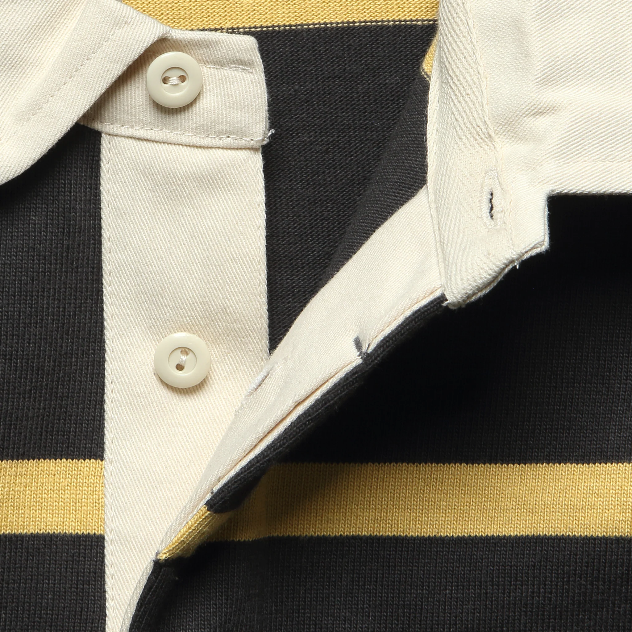 Rugby Shirt - Faded Black Stripe - Image 3