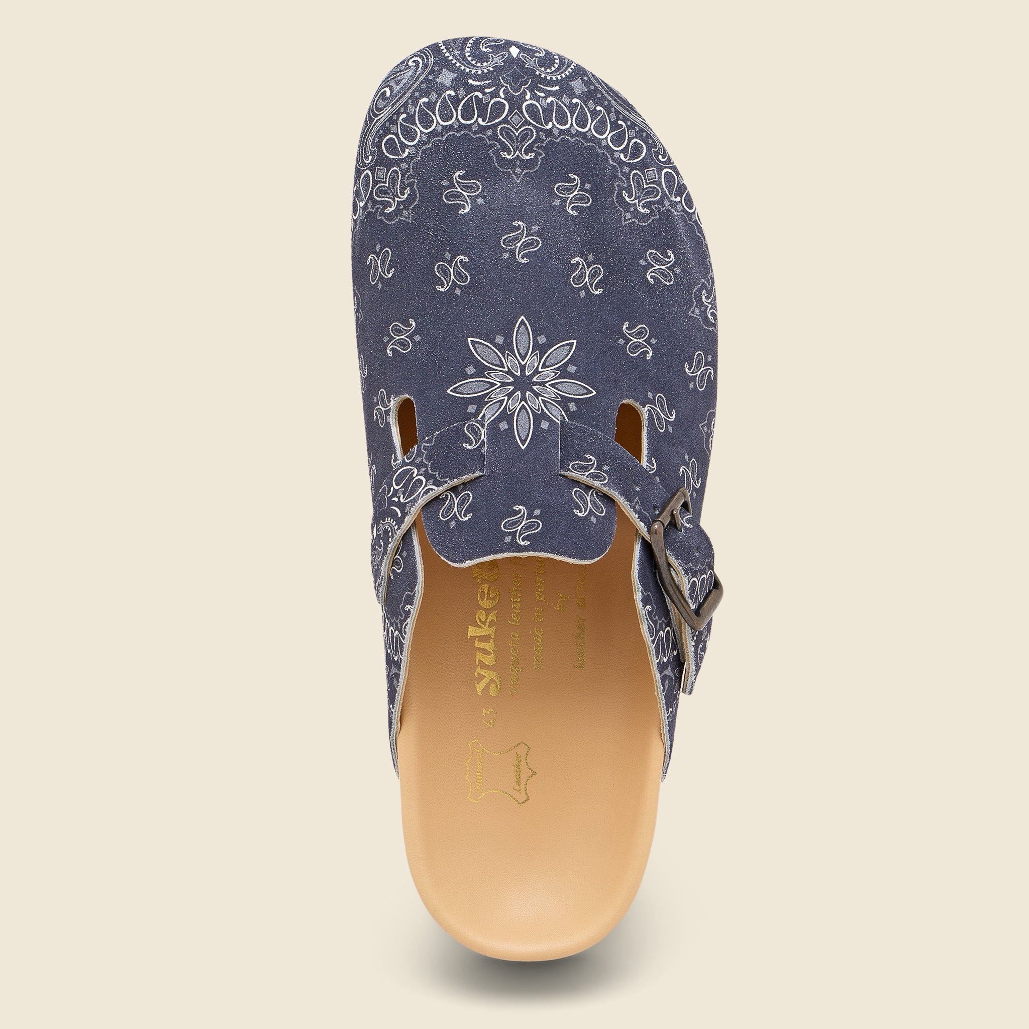 Sal 1 w/ Crepe Sole - Blue Bandana Suede - Image 2
