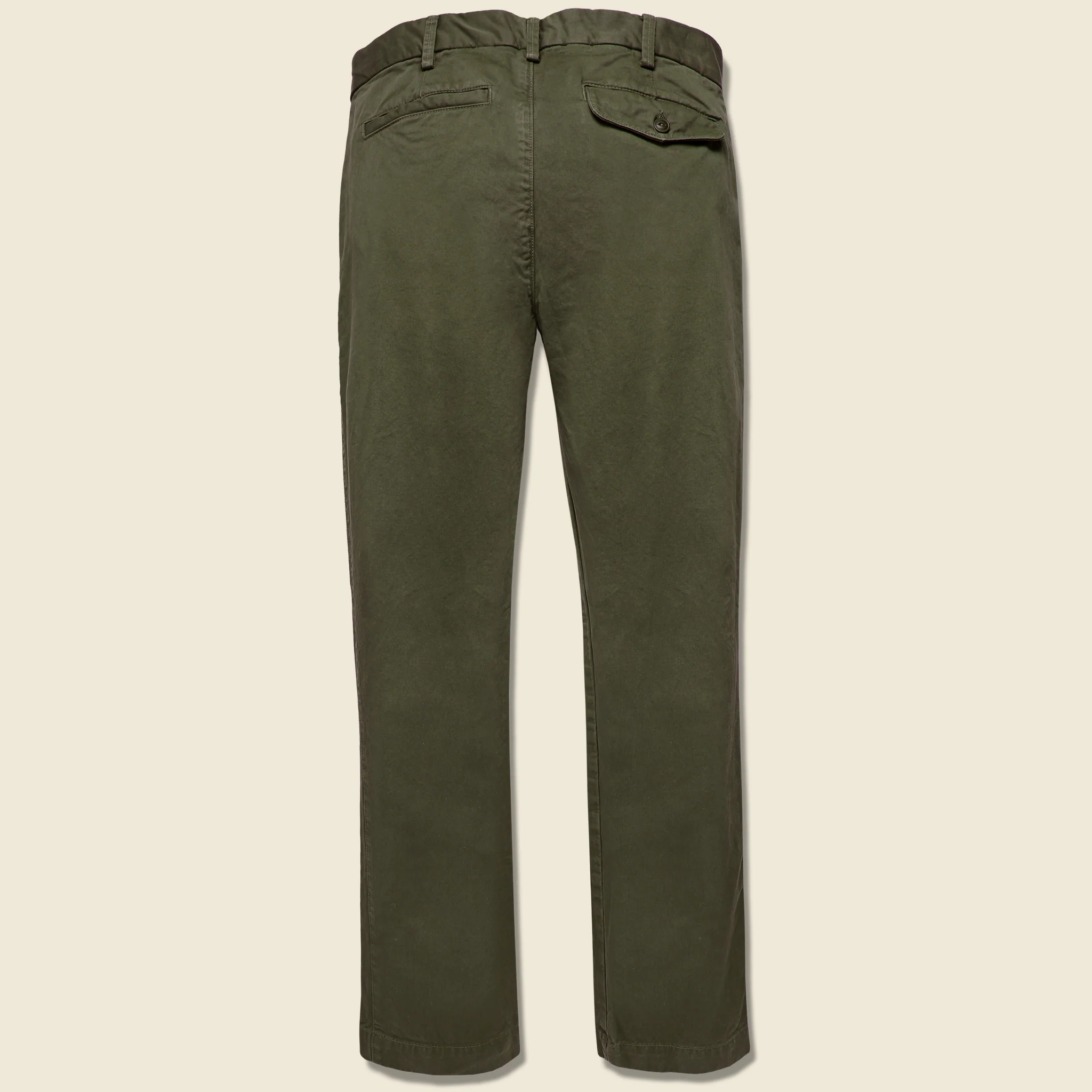 Bulldog Twill Trouser - Olive - Image 2