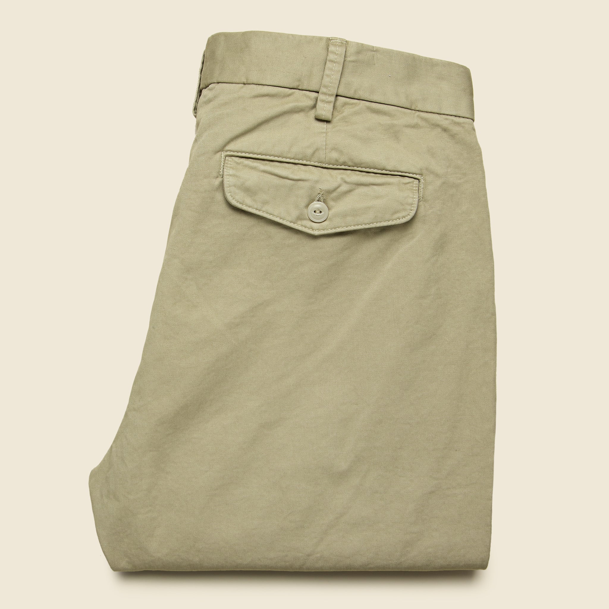 Bulldog Twill Trouser - Khaki - Image 3