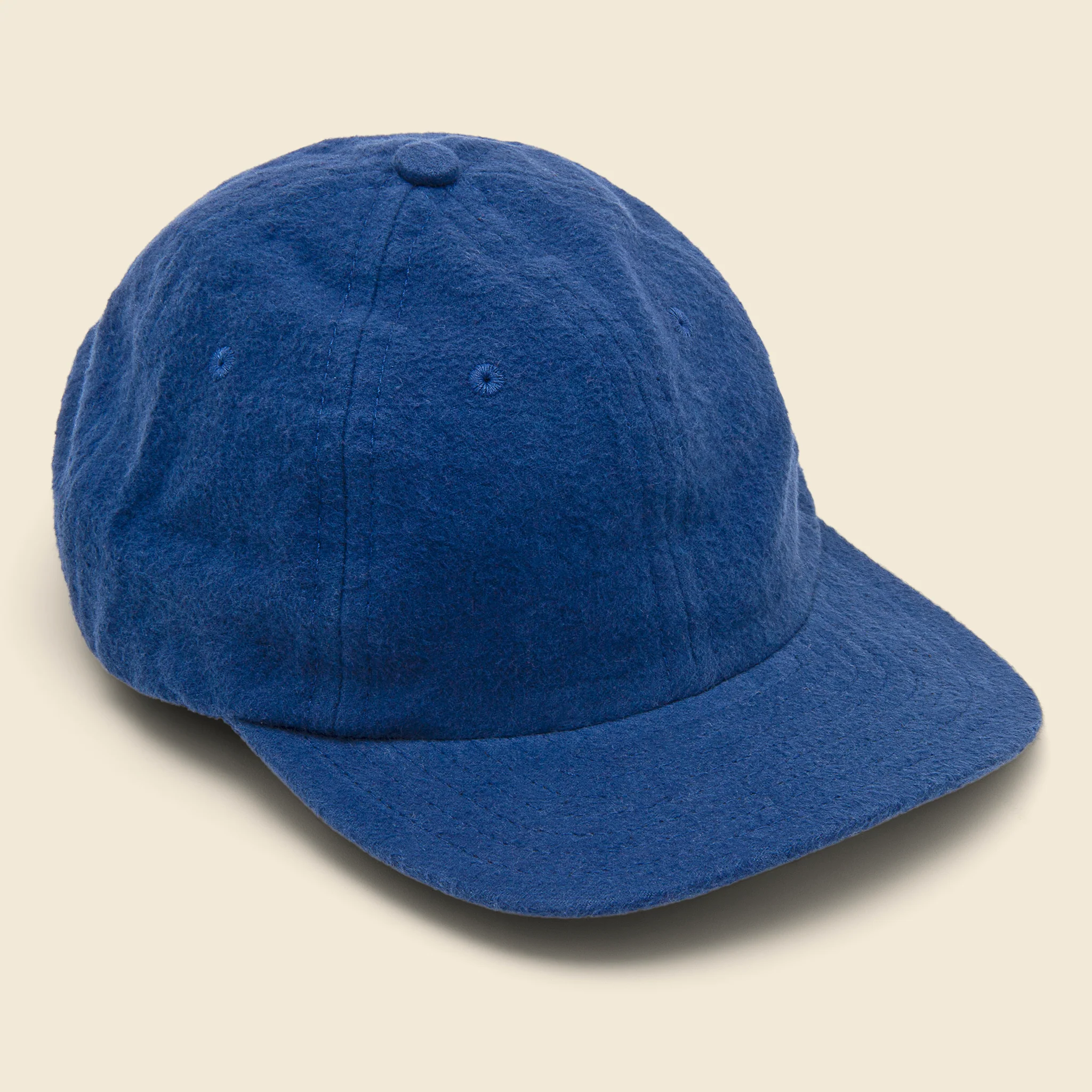 Chamois Baseball Cap - Indigo