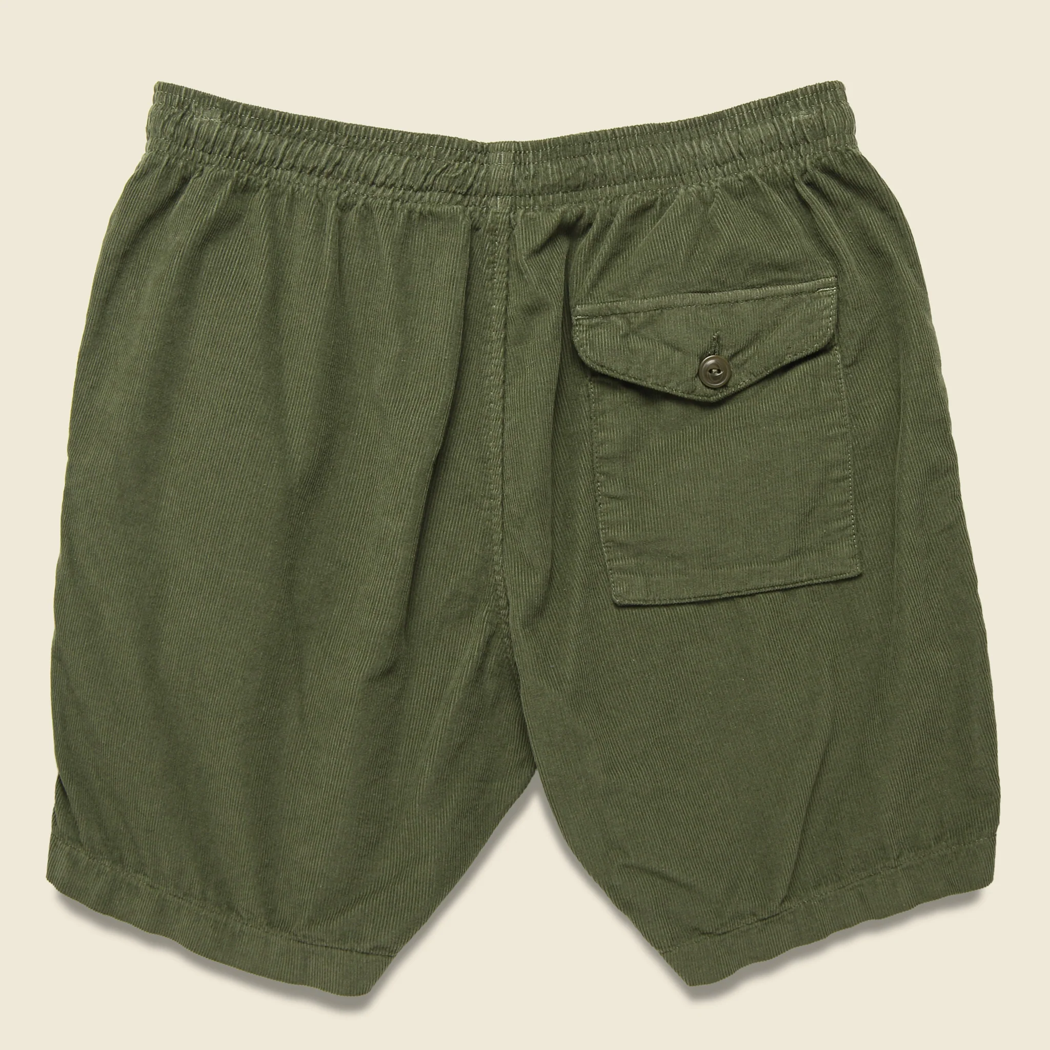 Corduroy Easy Short - Olive Drab - Image 2