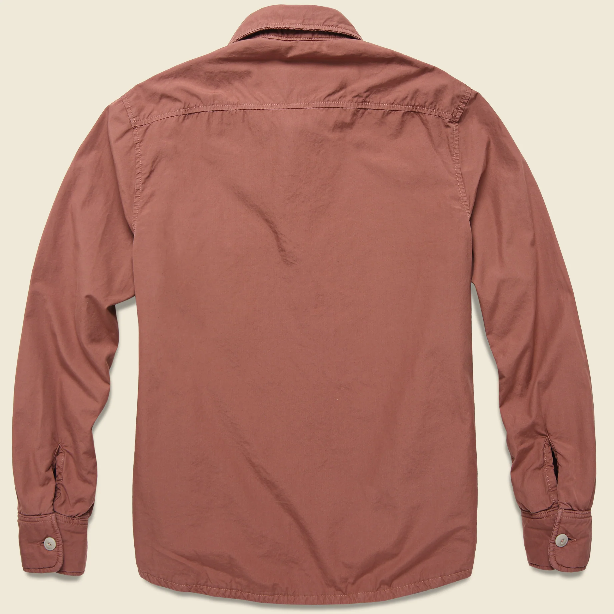 Fleece Lined Shirt Jacket - Nutmeg - Image 2