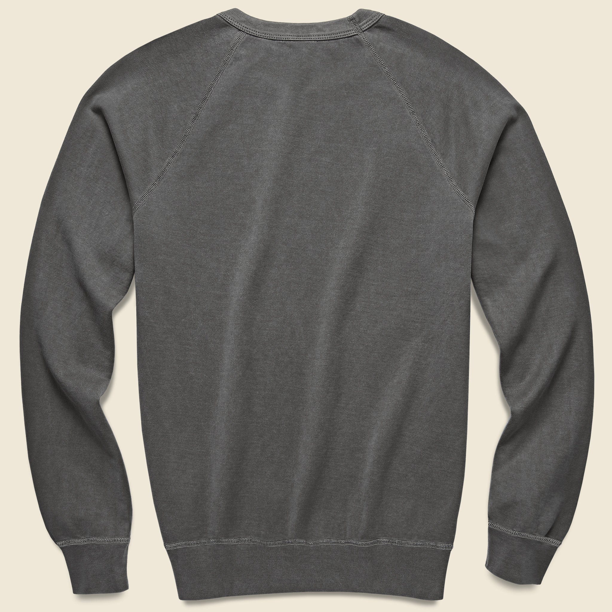 Supima Beach Crew Sweatshirt - Black - Image 2