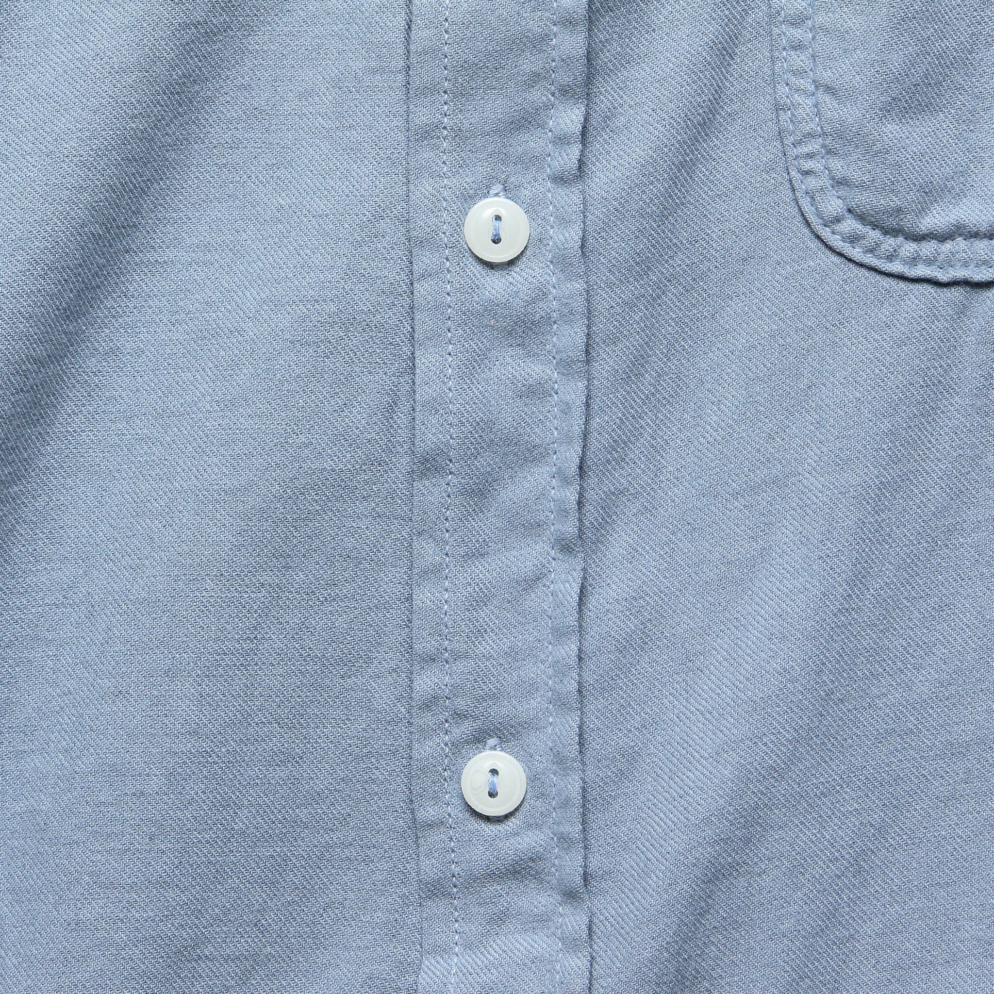 Oatmeal Flannel Workshirt - Storm - Image 3