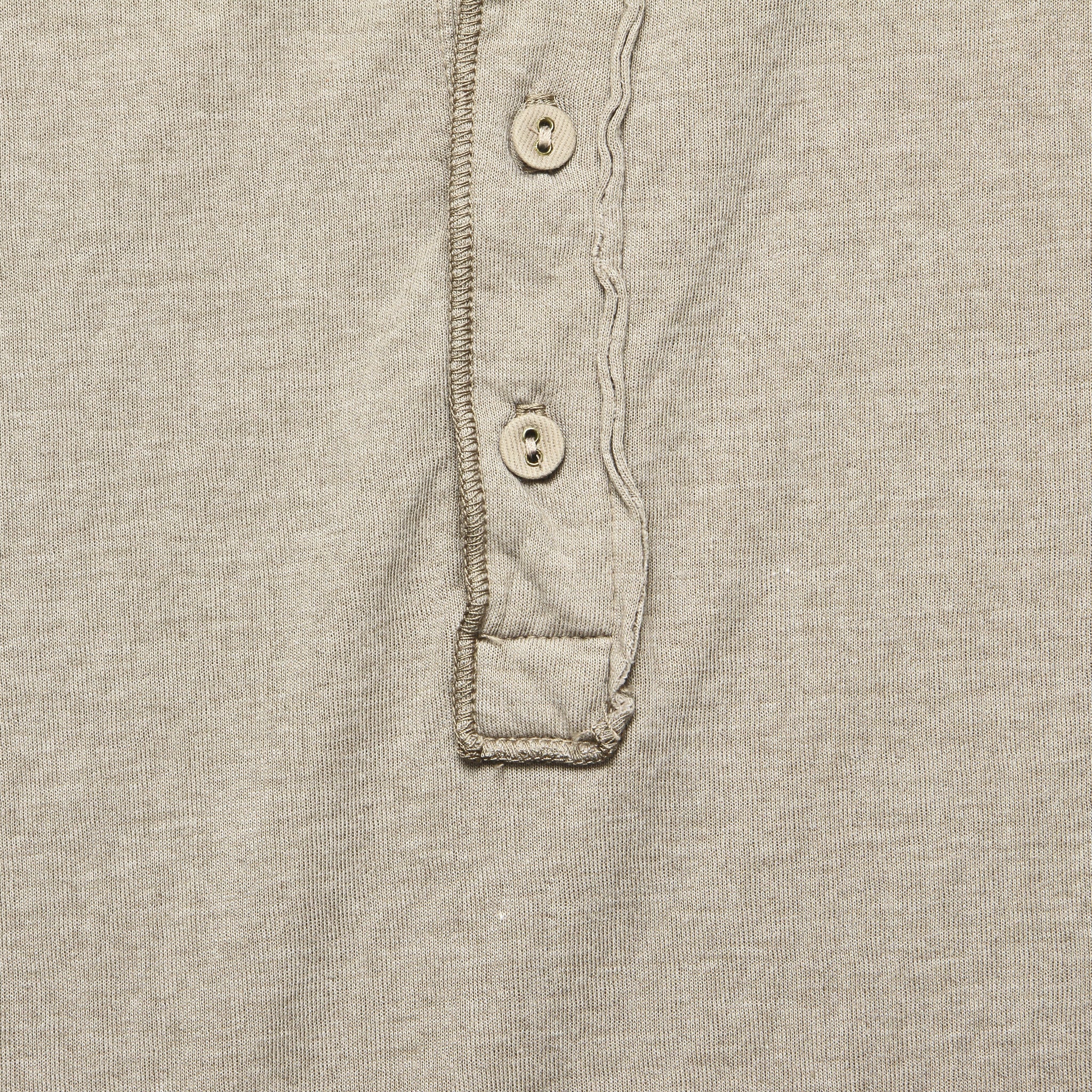 Pointelle Henley - Coffee Heather - Image 2