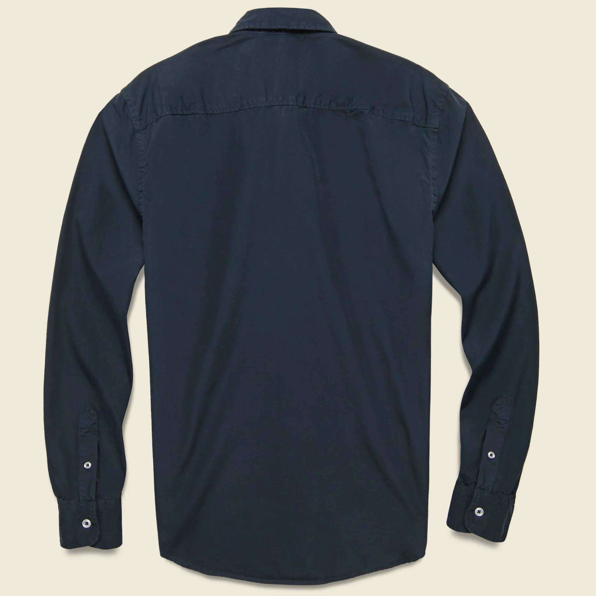 Poplin Standard Shirt - Navy - Image 2