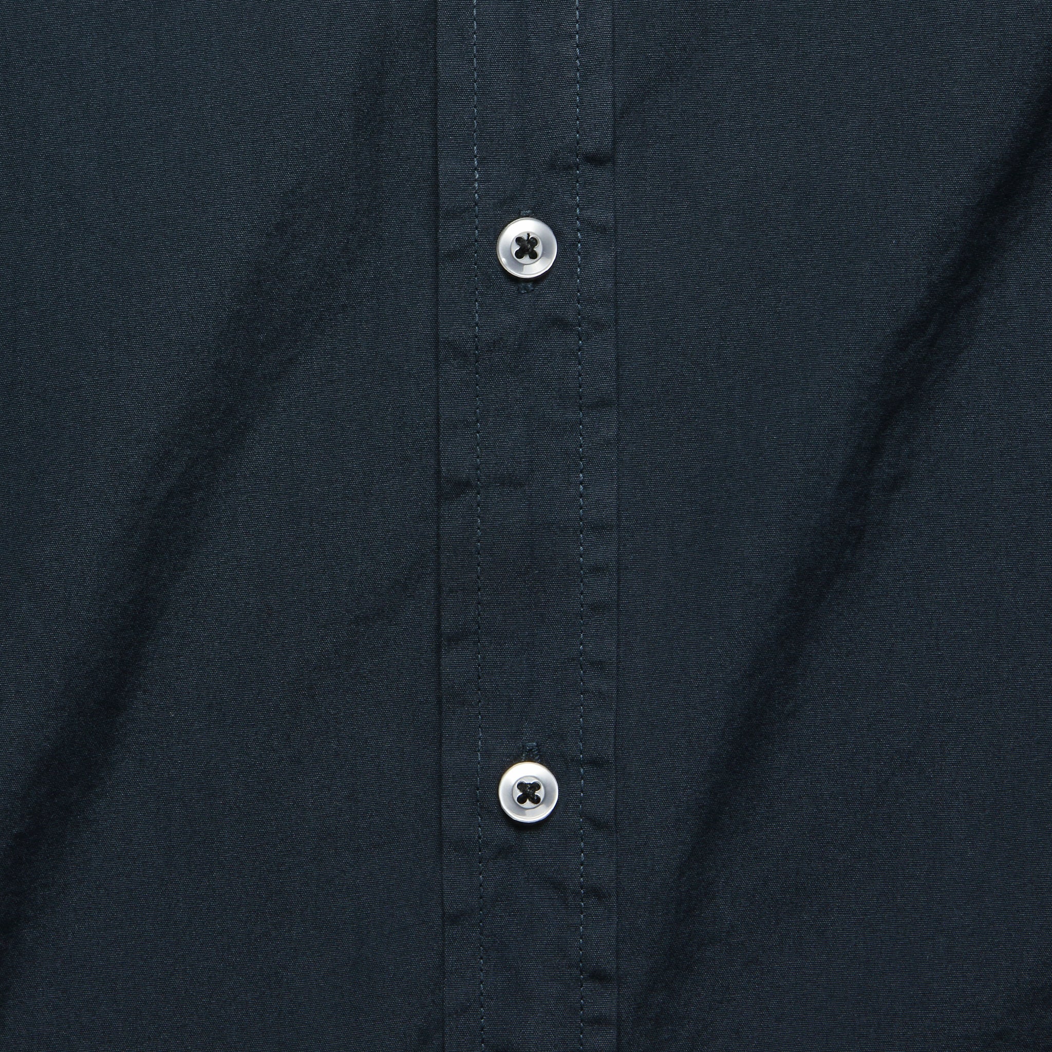 Poplin Standard Shirt - Navy - Image 3