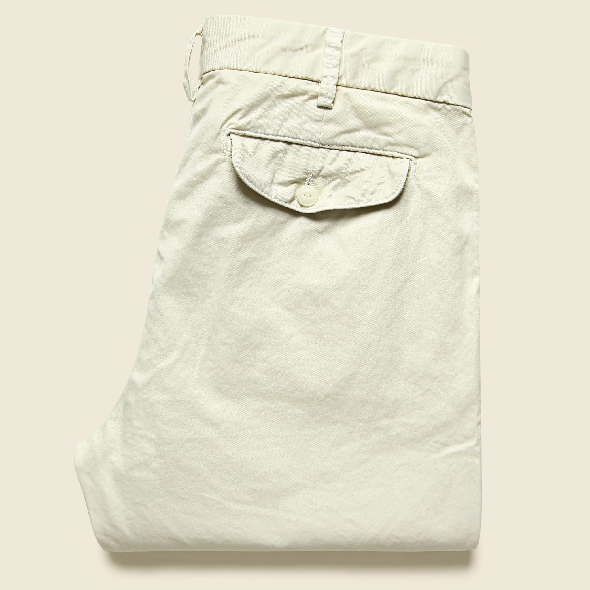 Light Twill Trouser - Stone - Image 3