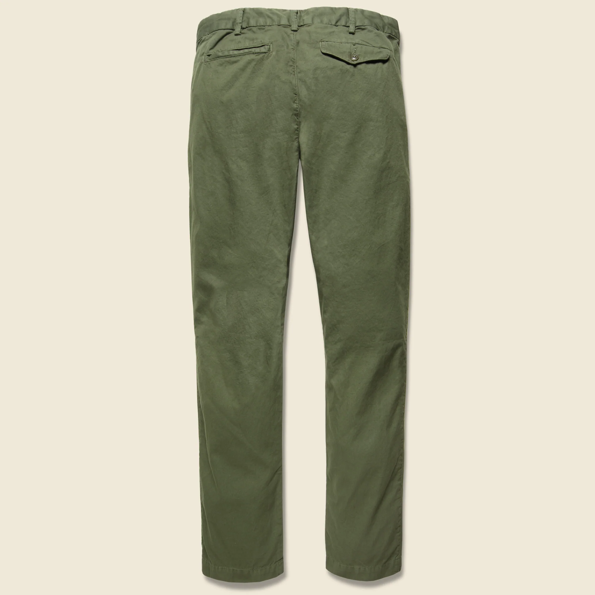 Light Twill Trouser - Olive Drab - Image 2