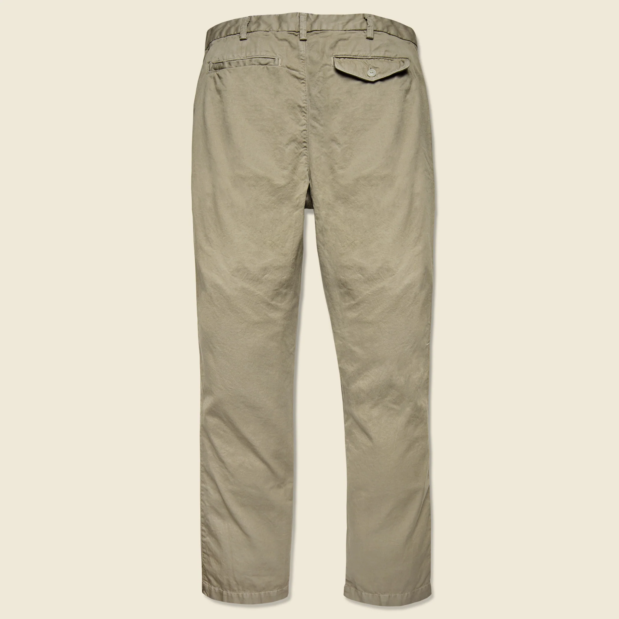 Light Twill Trouser - Khaki - Image 2